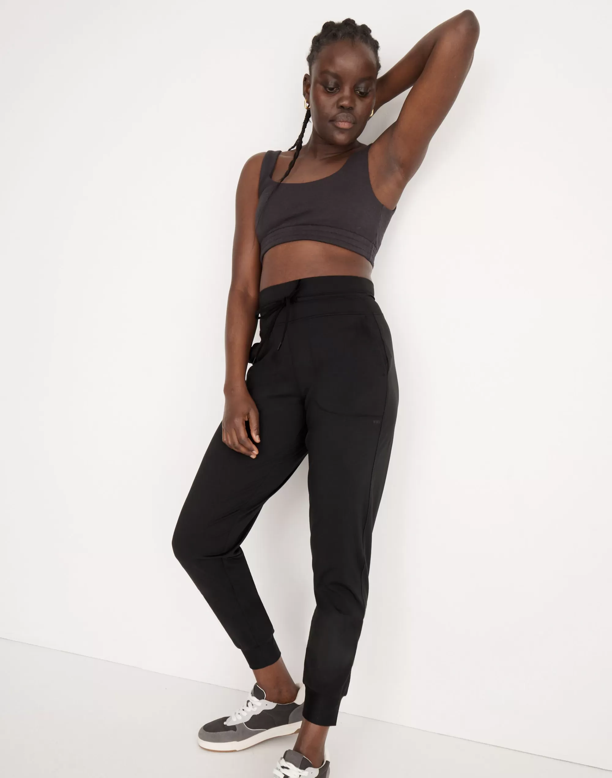 Madewell Sweatshirts & Sweatpants>Curvy Mwl Flex Skinny Joggers True Black