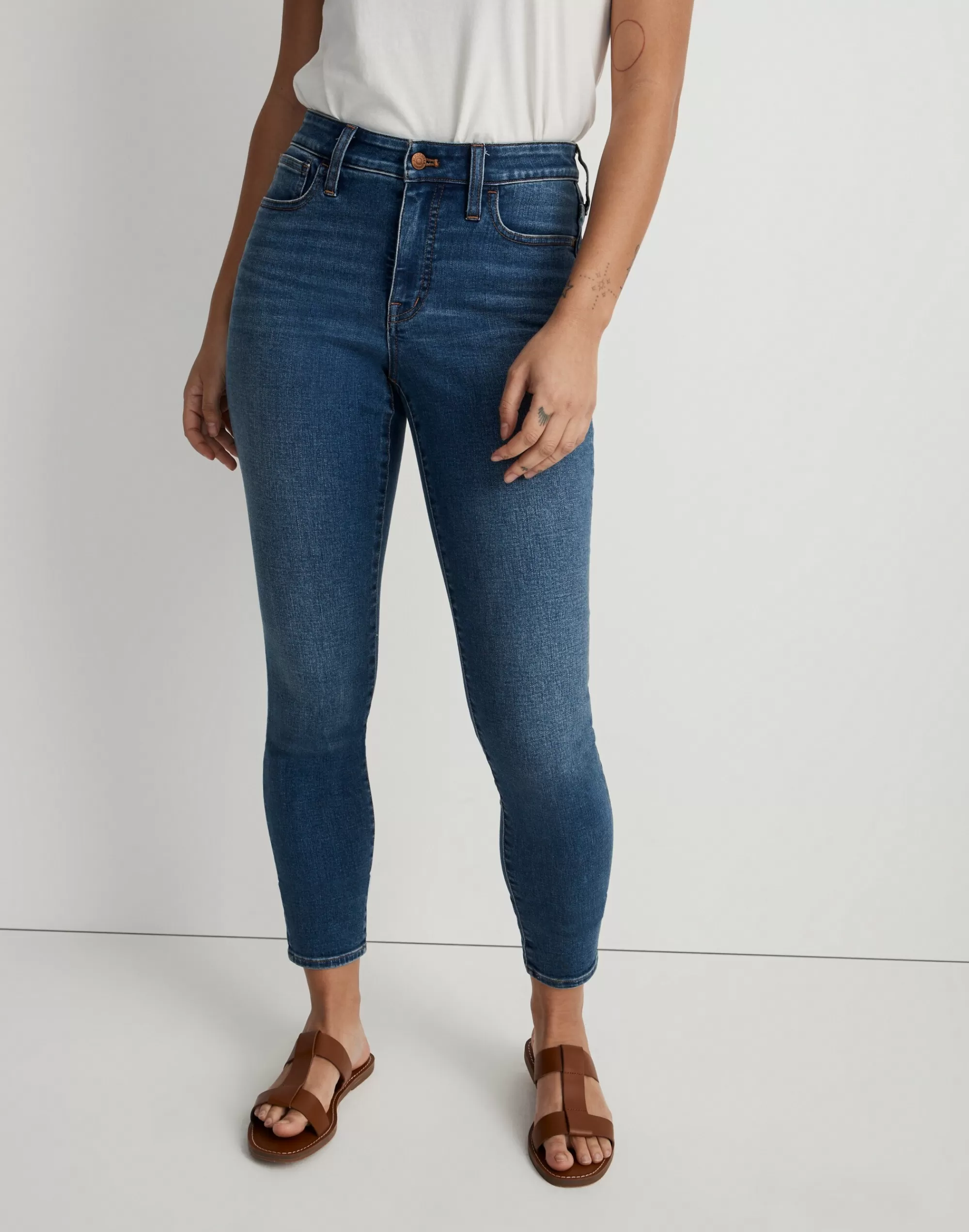 Madewell Jeans>Curvy Roadtripper Authentic Skinny Jeans In Roselawn Wash