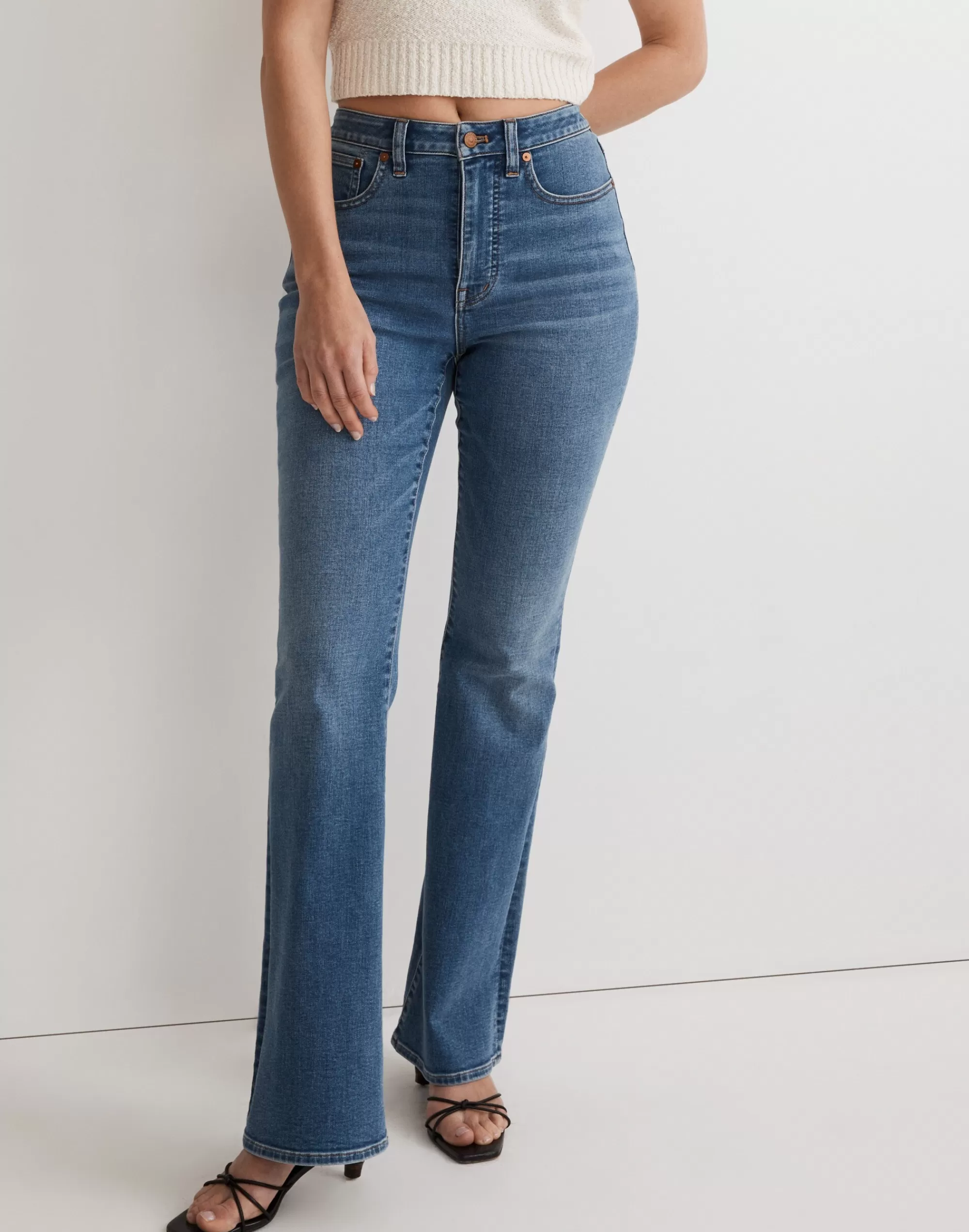 Madewell Jeans>Curvy Skinny Flare Jeans In Elevere Wash