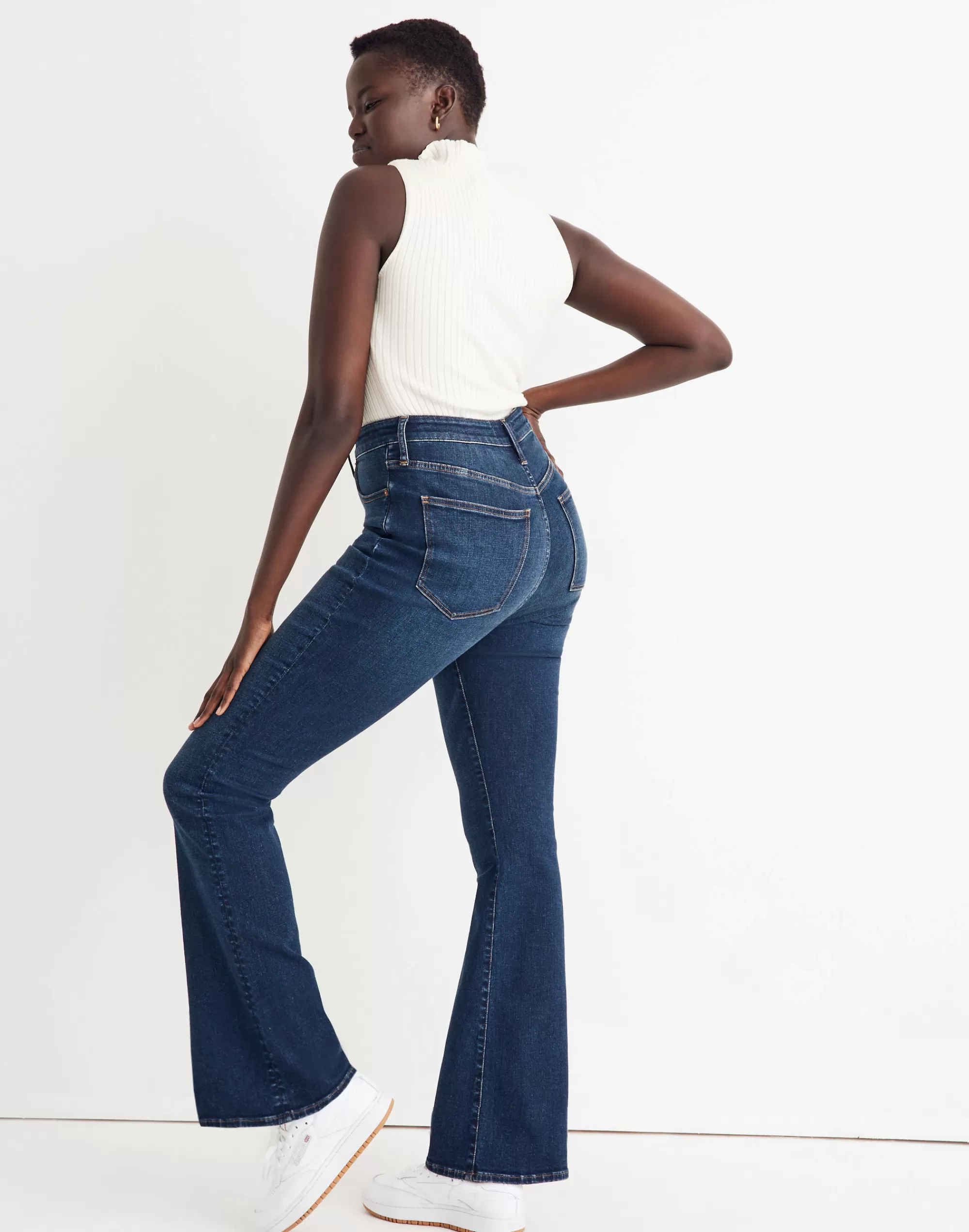 Madewell Curvy Jeans>Curvy Skinny Flare Jeans In Colleton Wash