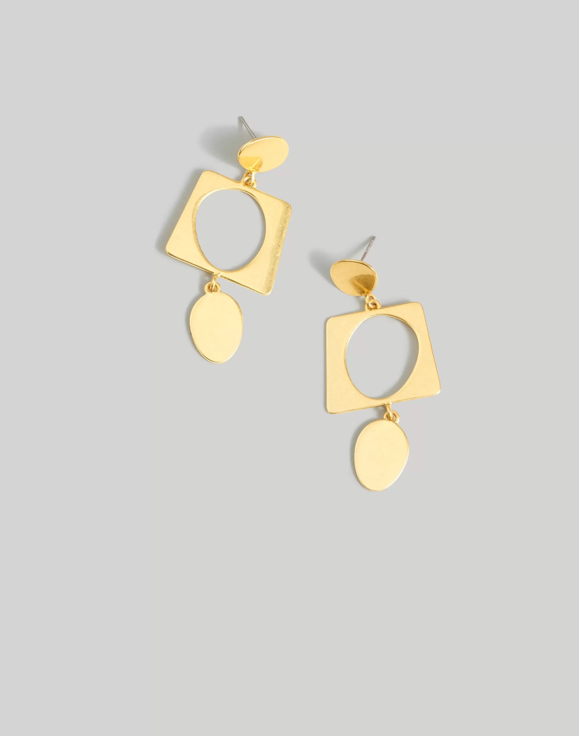 Madewell Earrings>Cutout Statement Earrings Vintage Gold