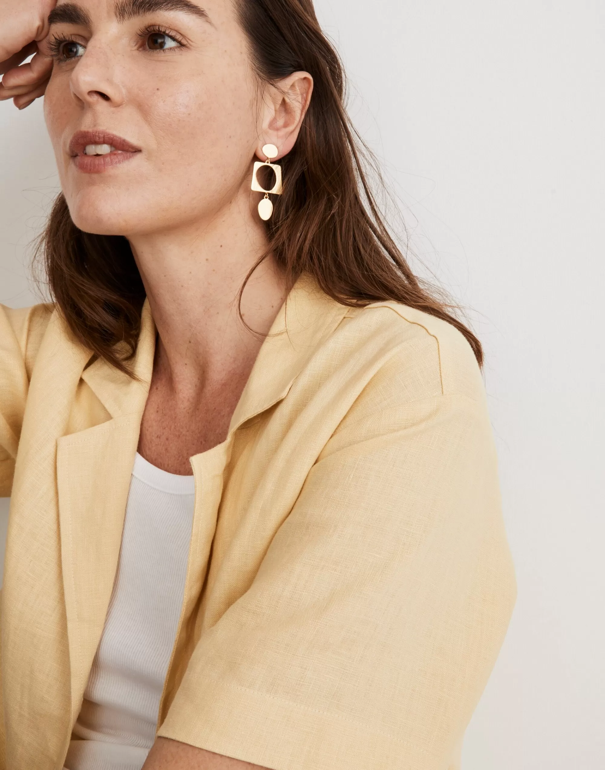 Madewell Earrings>Cutout Statement Earrings Vintage Gold