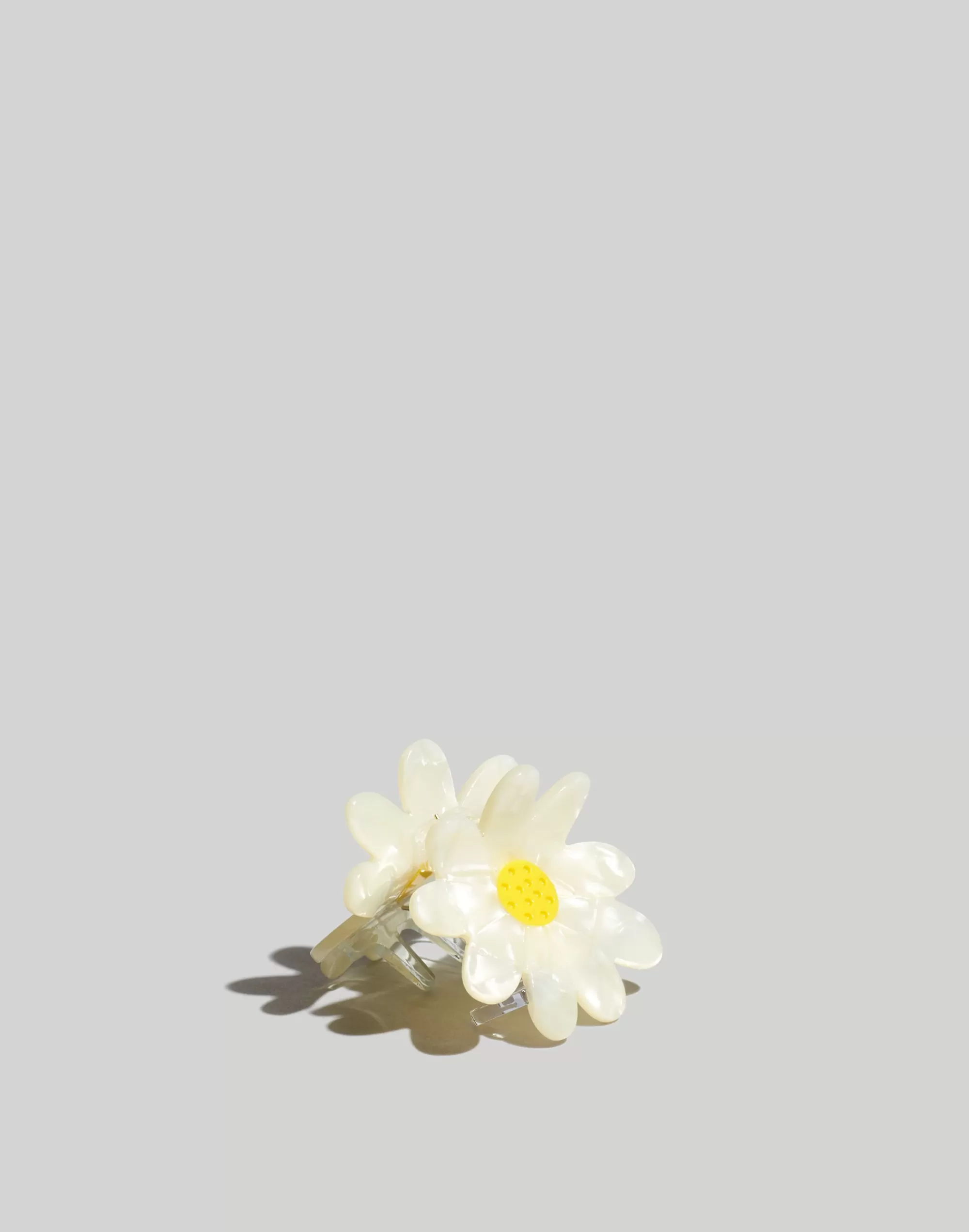 Madewell Hair Accessories>Daisy Claw Hair Clip Bright Ivory