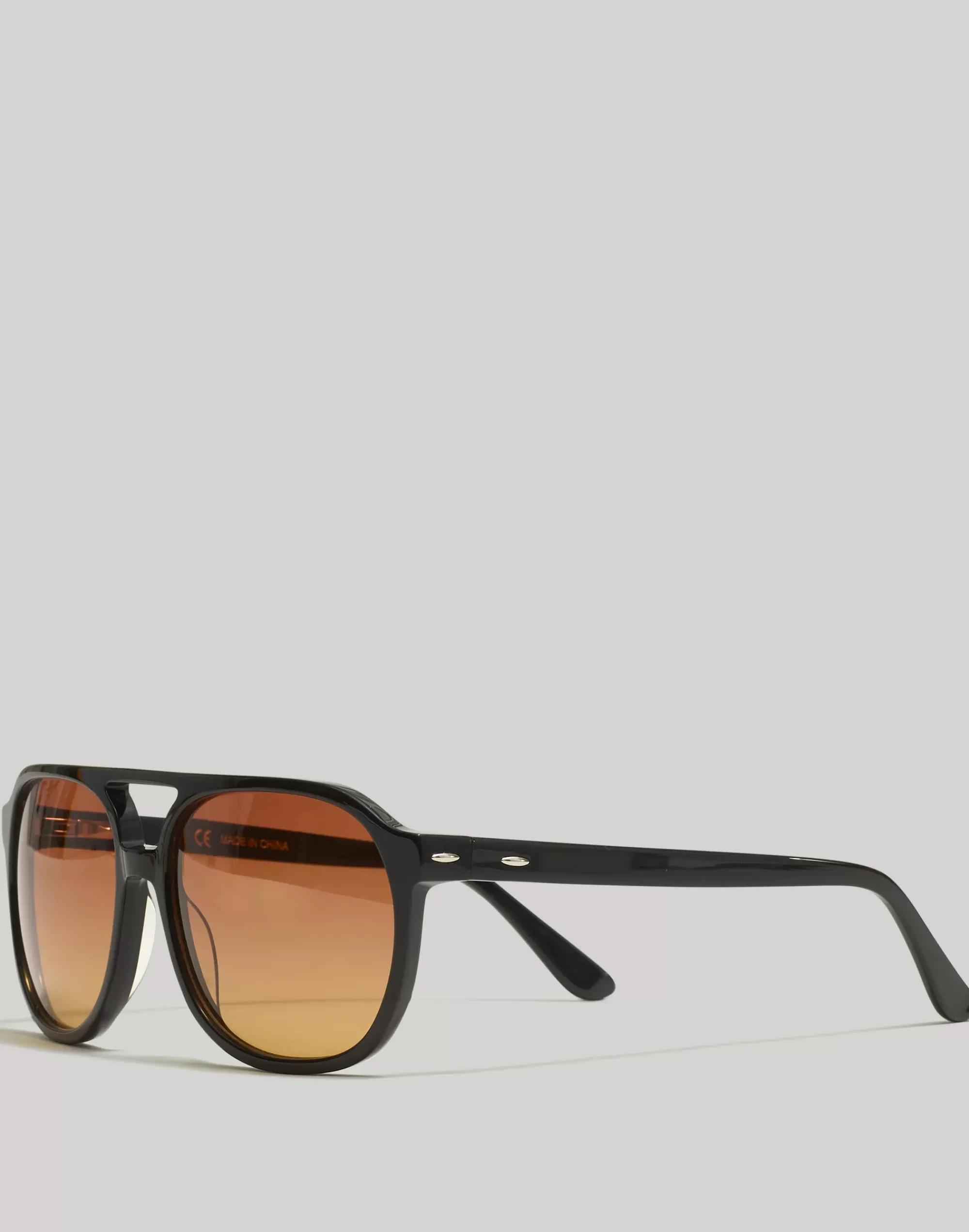 Madewell Sunglasses>Dashden Aviator Sunglasses True Black