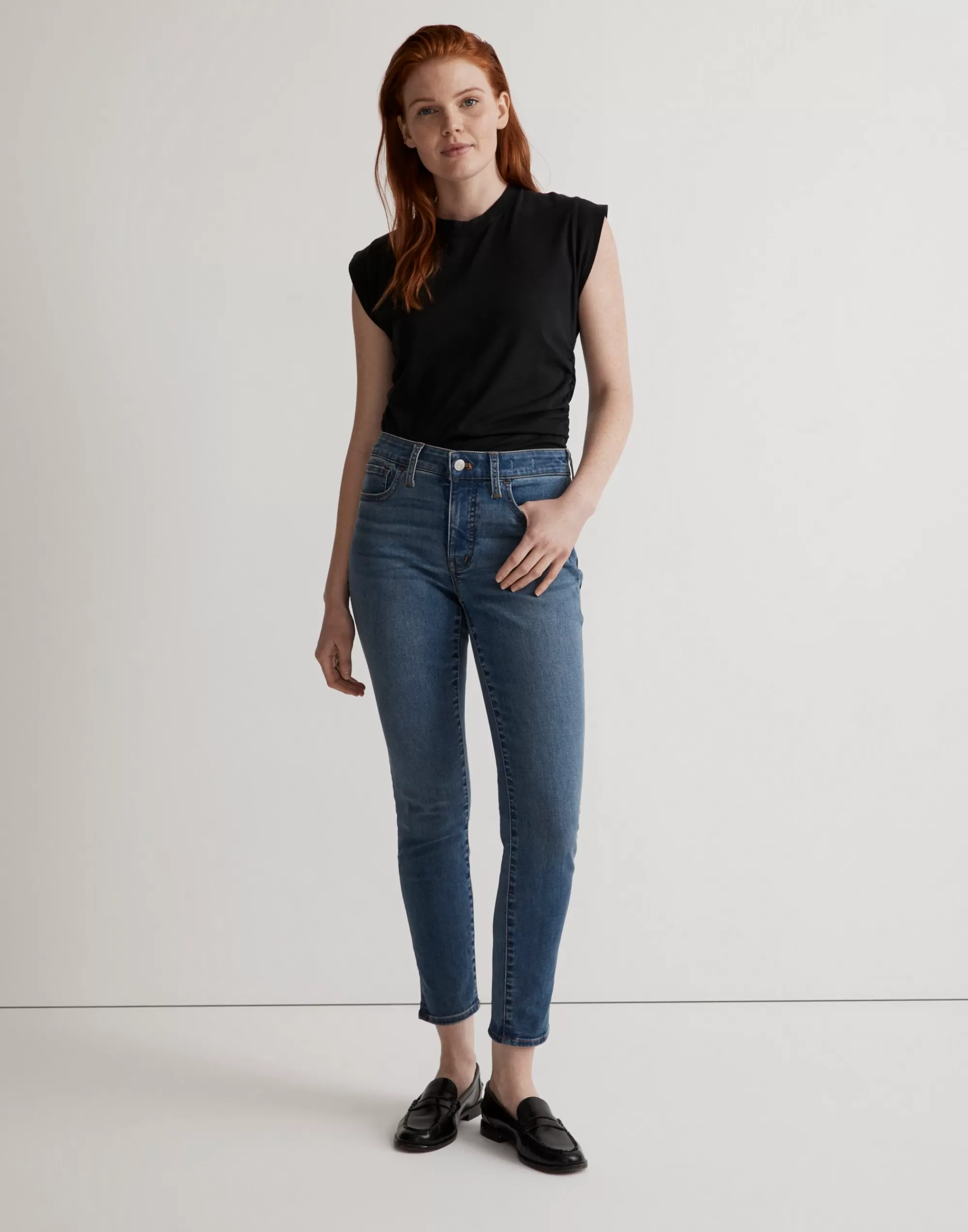 Madewell Curvy Jeans>Denim Hastings Wash