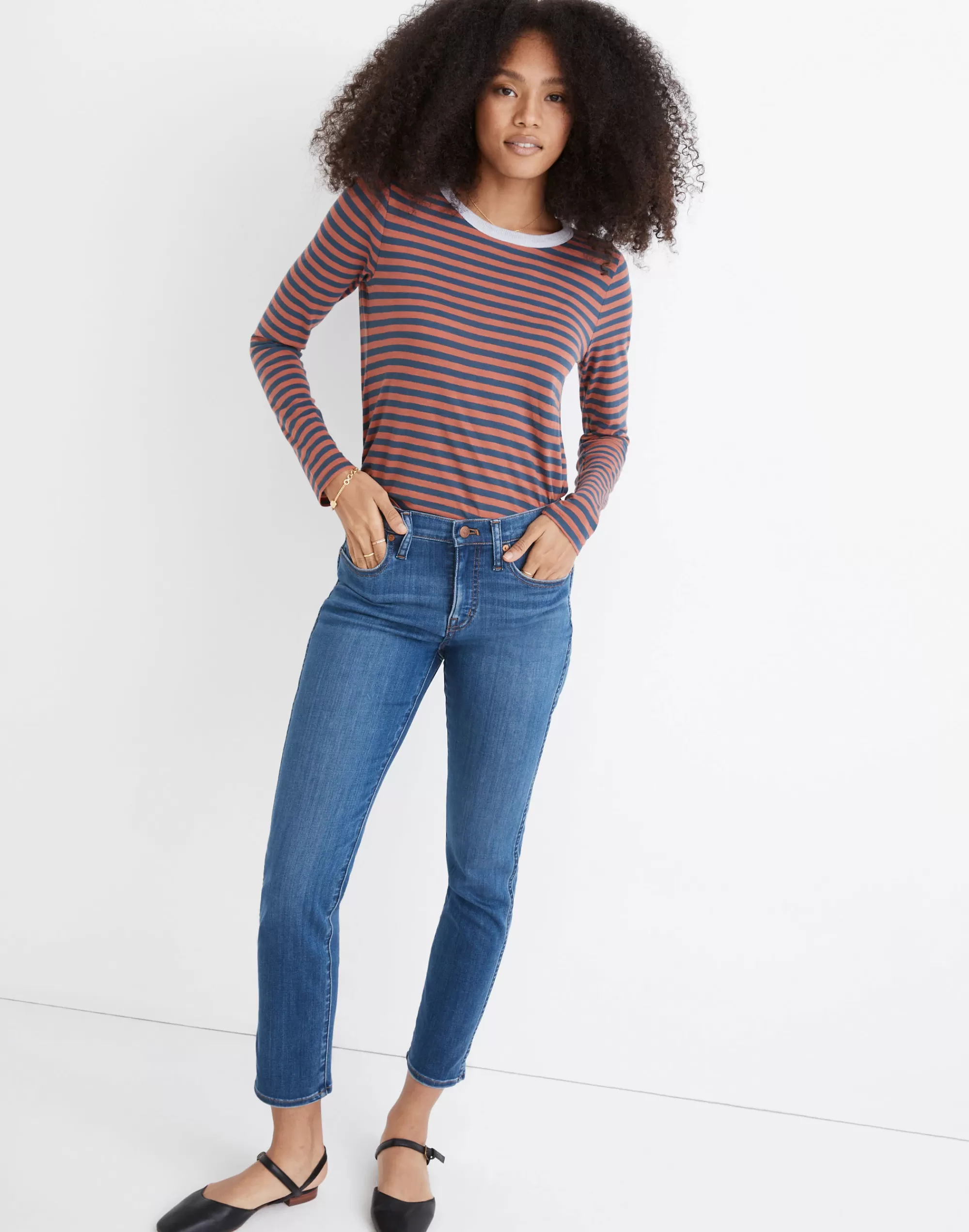 Madewell Straight-Leg Jeans>Denim Edition Leman Wash