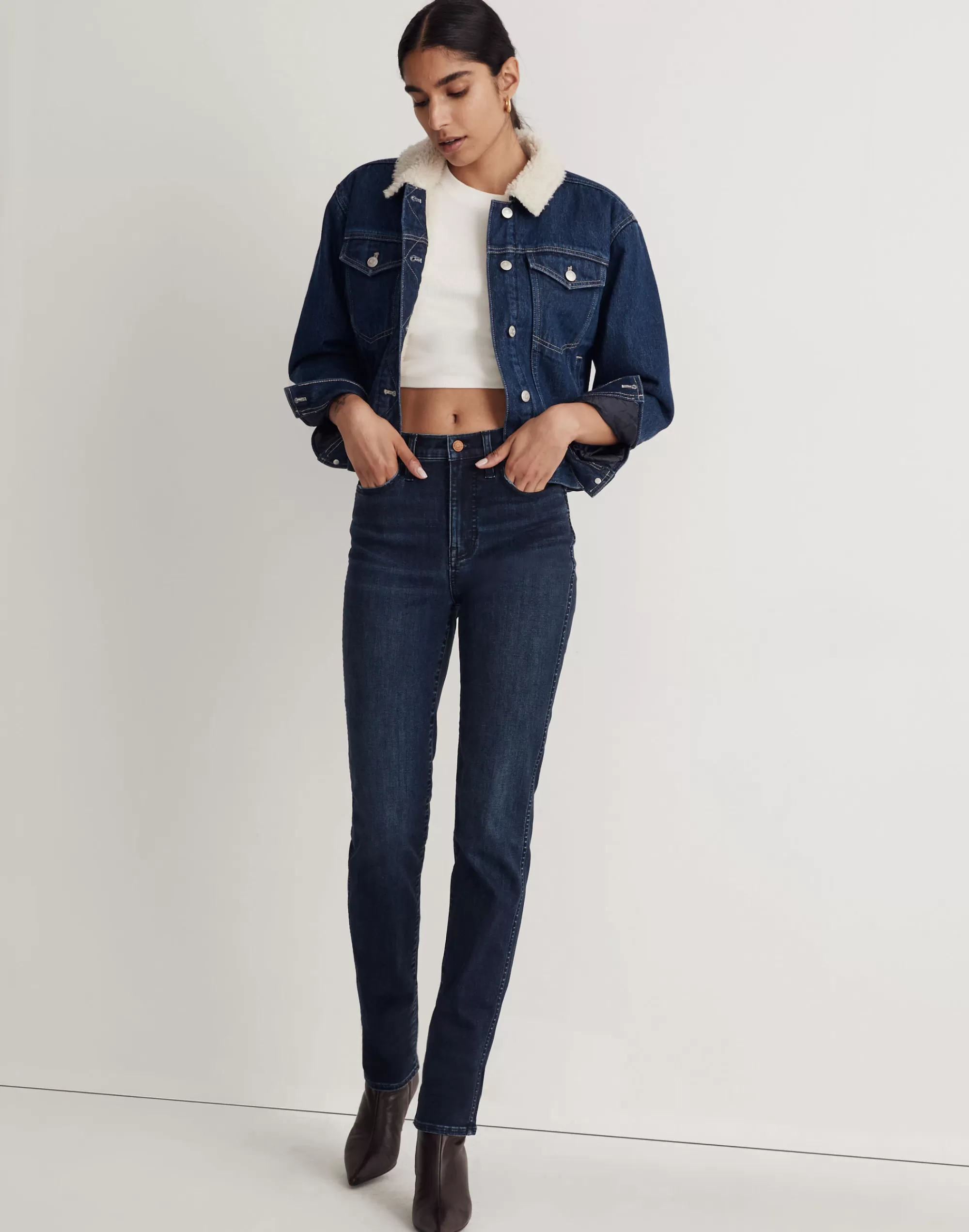 Madewell Straight-Leg Jeans>Denim Edition Larchley Wash