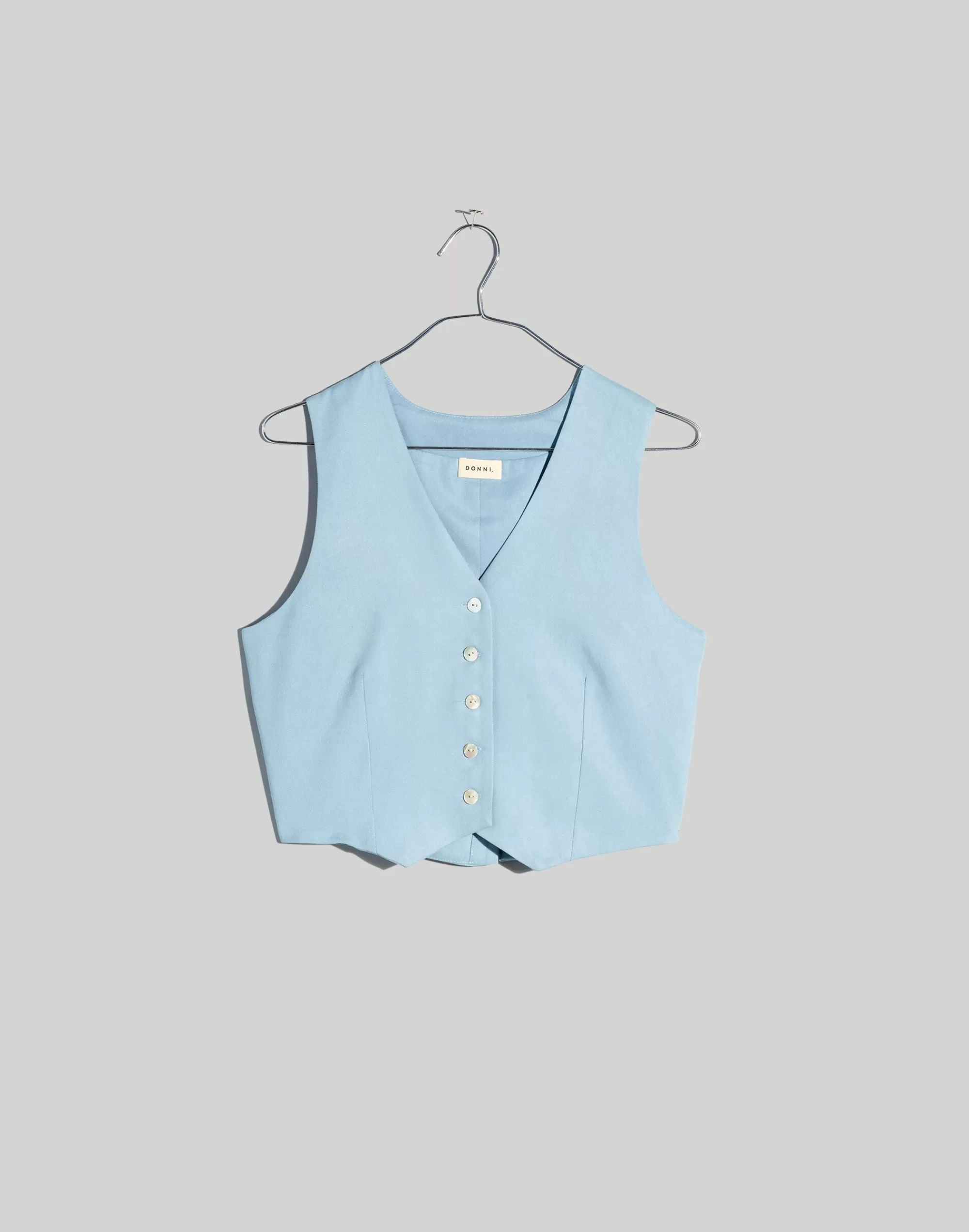 Madewell Tops & Shirts>Donni Crop Vest Sky