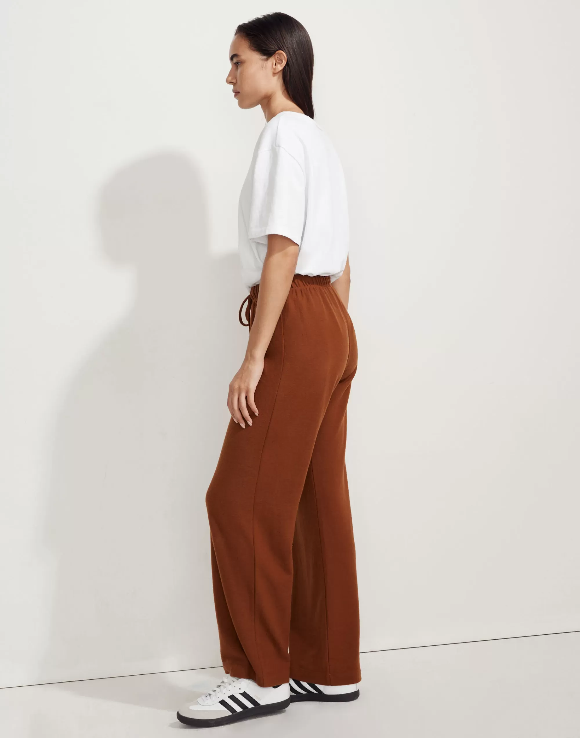 Madewell Sweatshirts & Sweatpants>Donni Wide-Leg Sweater Sweatpants Cocoa