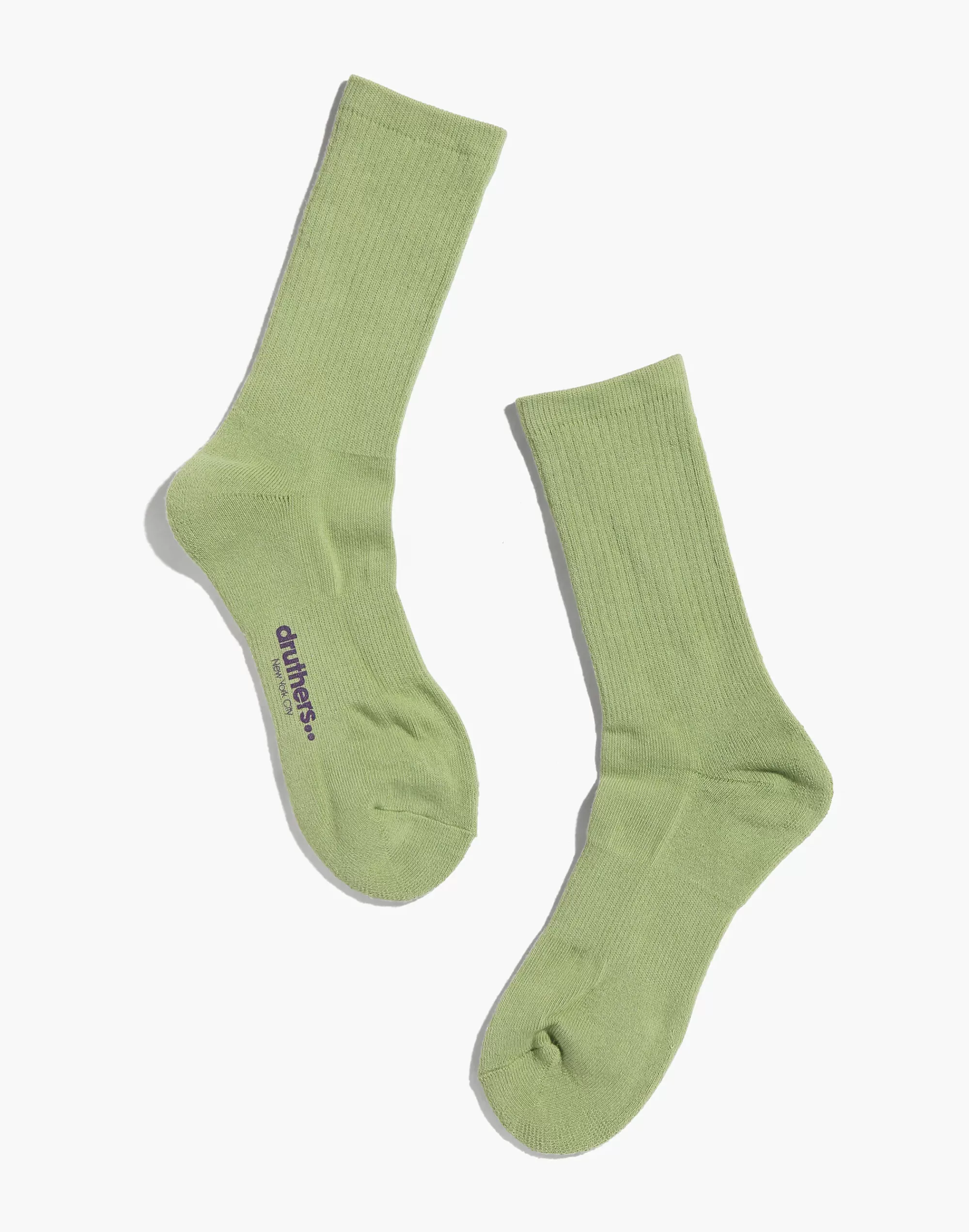 Madewell Socks>Druthers Nyc Everyday Organic Cotton Crew Sock Olive