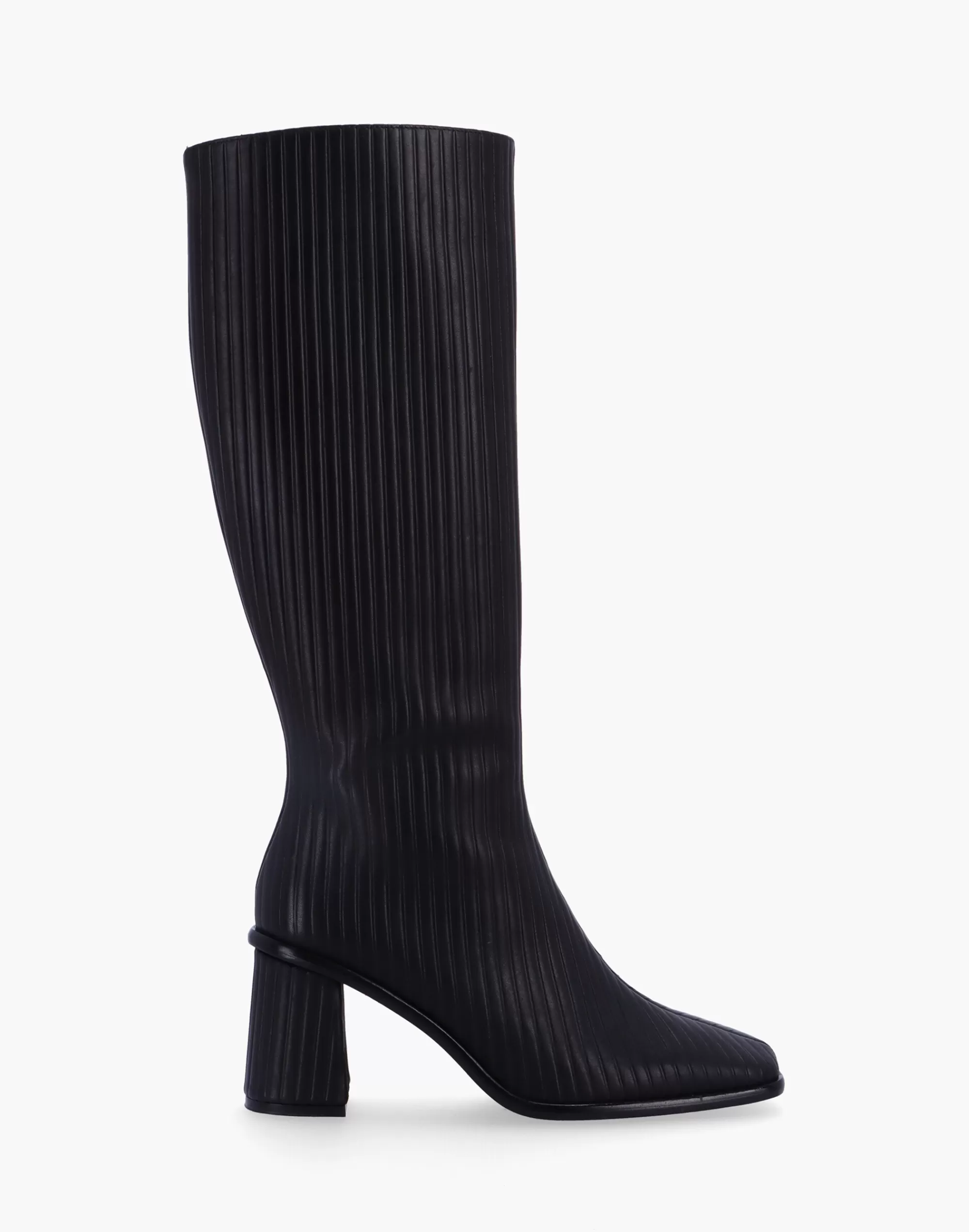 Madewell Boots>East Pleated Black