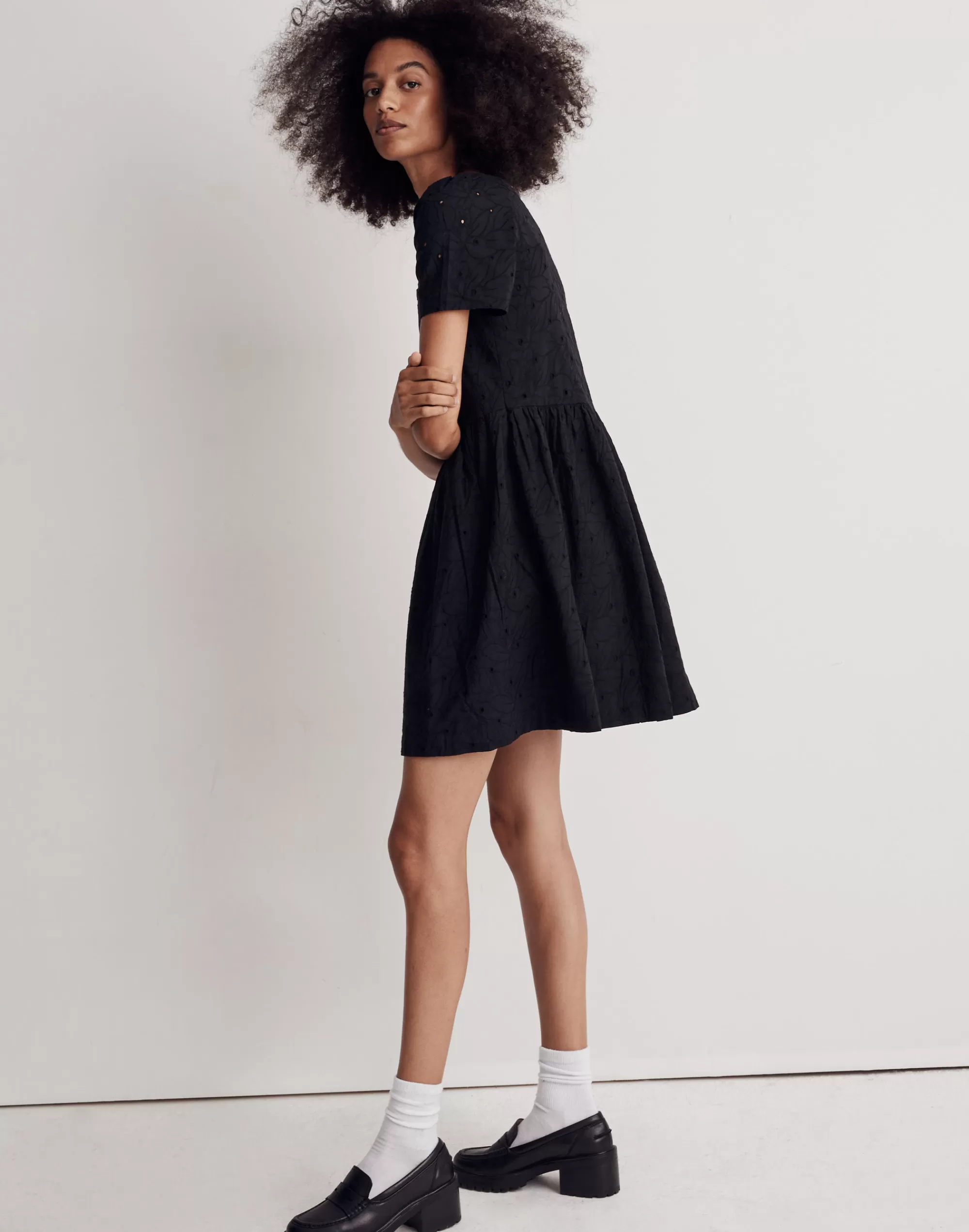 Madewell Dresses>Eyelet Allie Mini Dress True Black