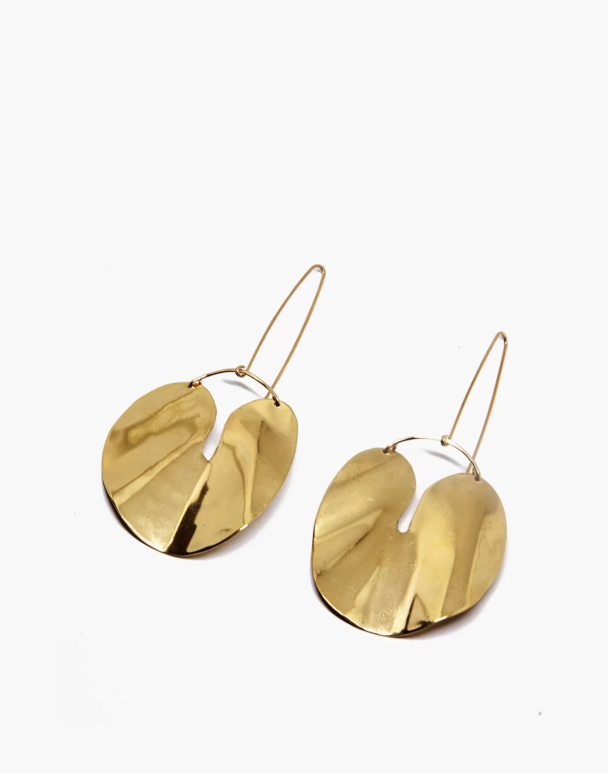 Madewell Earrings>Forme Earrings Brass