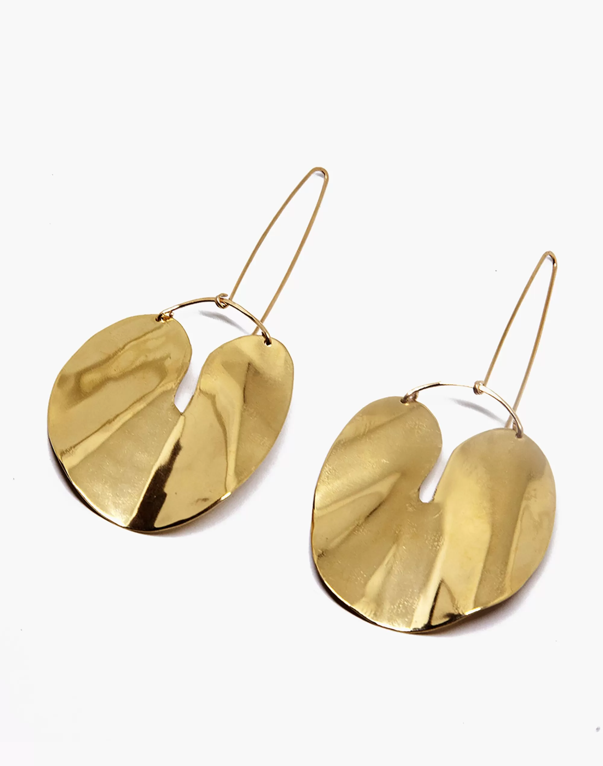 Madewell Earrings>Forme Earrings Brass