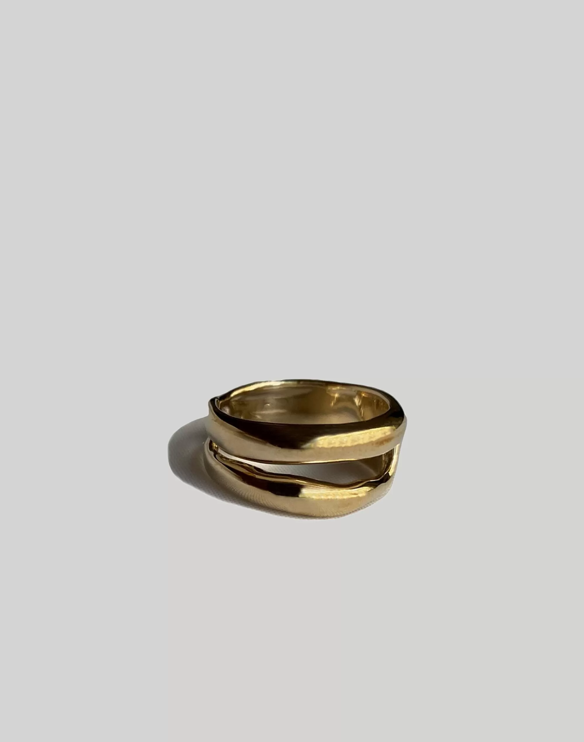 Madewell Rings>Frida Double Ring Brass