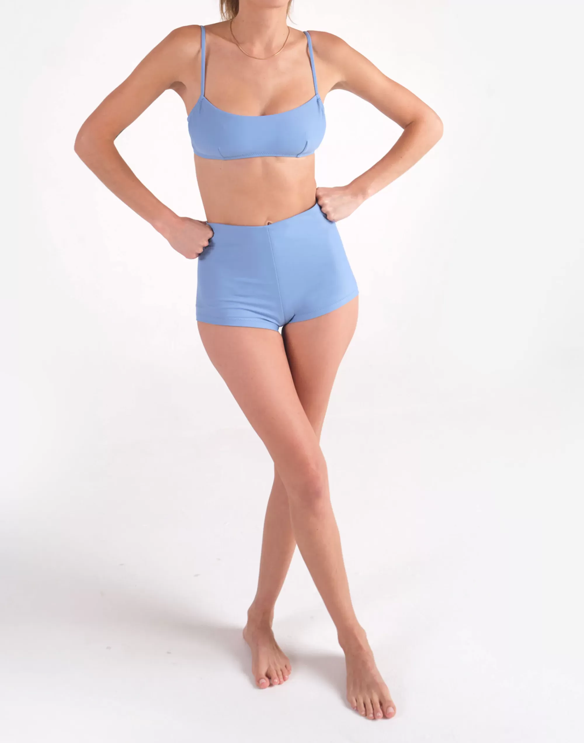 Madewell Swim>Galamaar Maude Top Blue