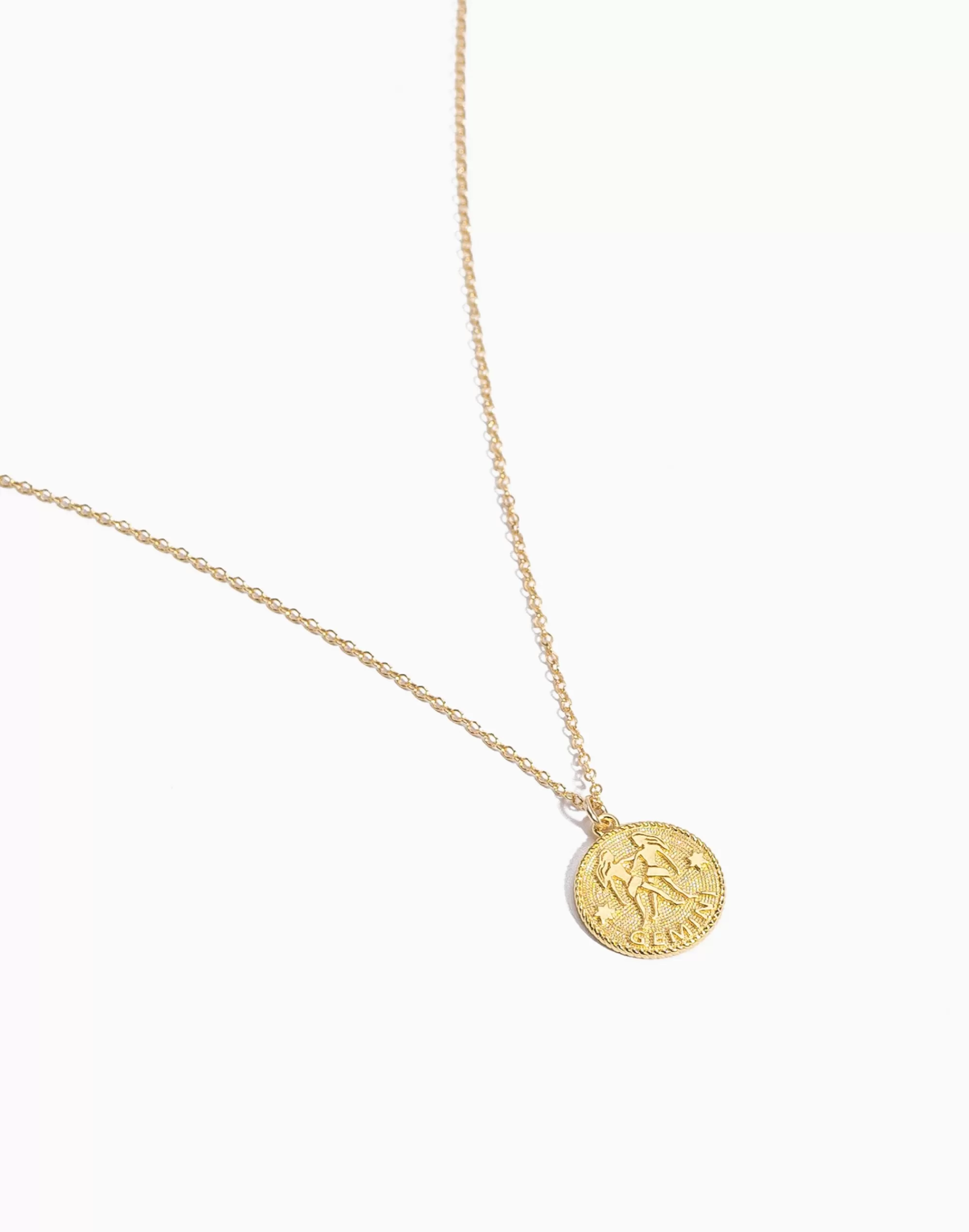 Madewell Necklaces>Gemini Zodiac Necklace Gold