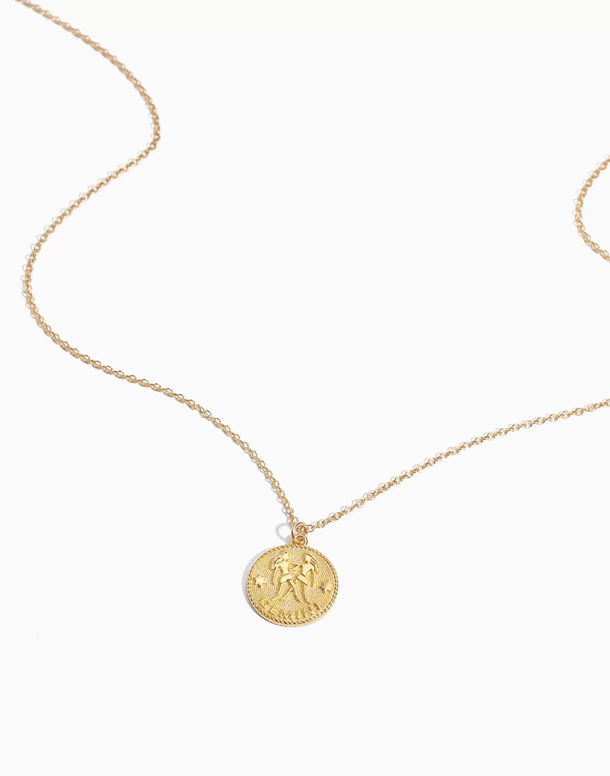 Madewell Necklaces>Gemini Zodiac Necklace Gold