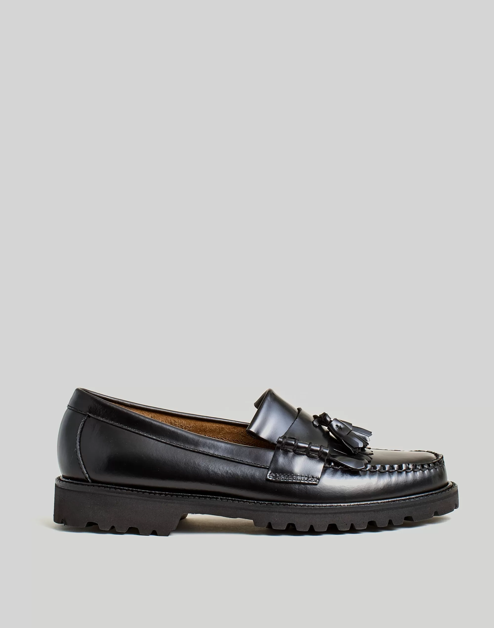 Madewell Dress Shoes>G.H.Bass Layton Lug Weejun Loafers Black