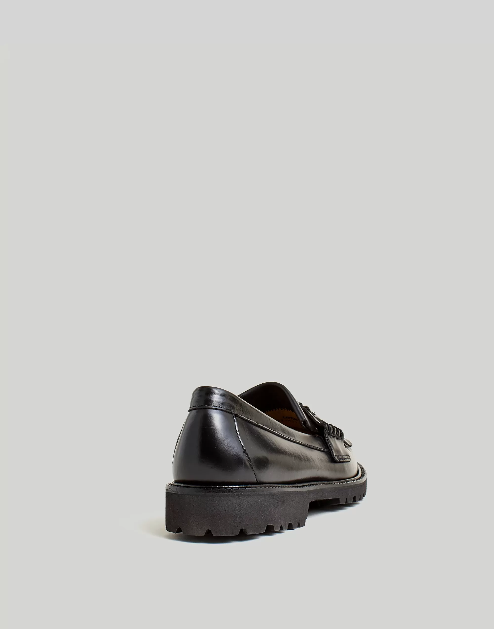 Madewell Dress Shoes>G.H.Bass Layton Lug Weejun Loafers Black