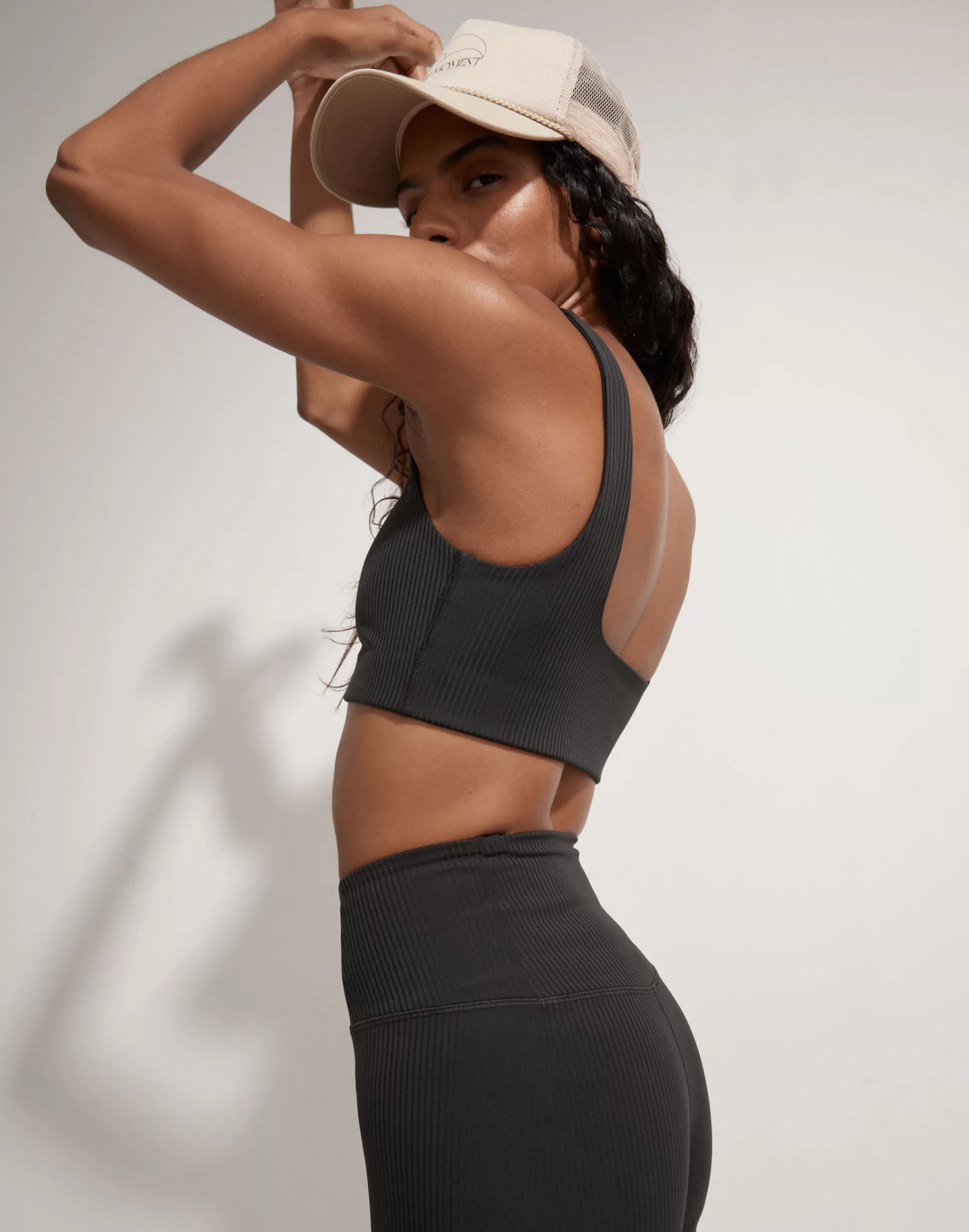 Madewell Activewear>Girlfriend Collective Rib Tommy Sports Bra Black