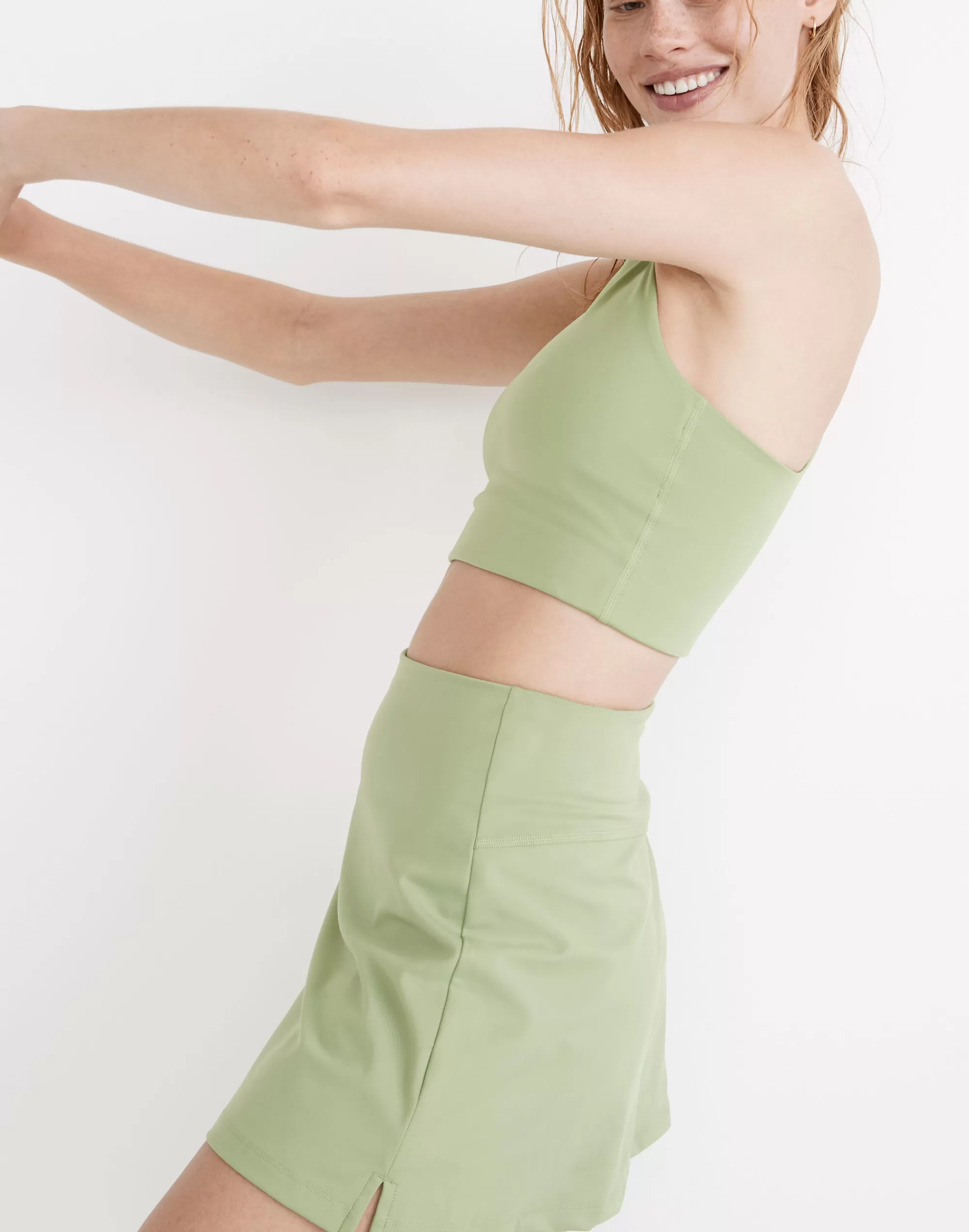 Madewell Activewear>Girlfriend Collective Sport Skort Mantis