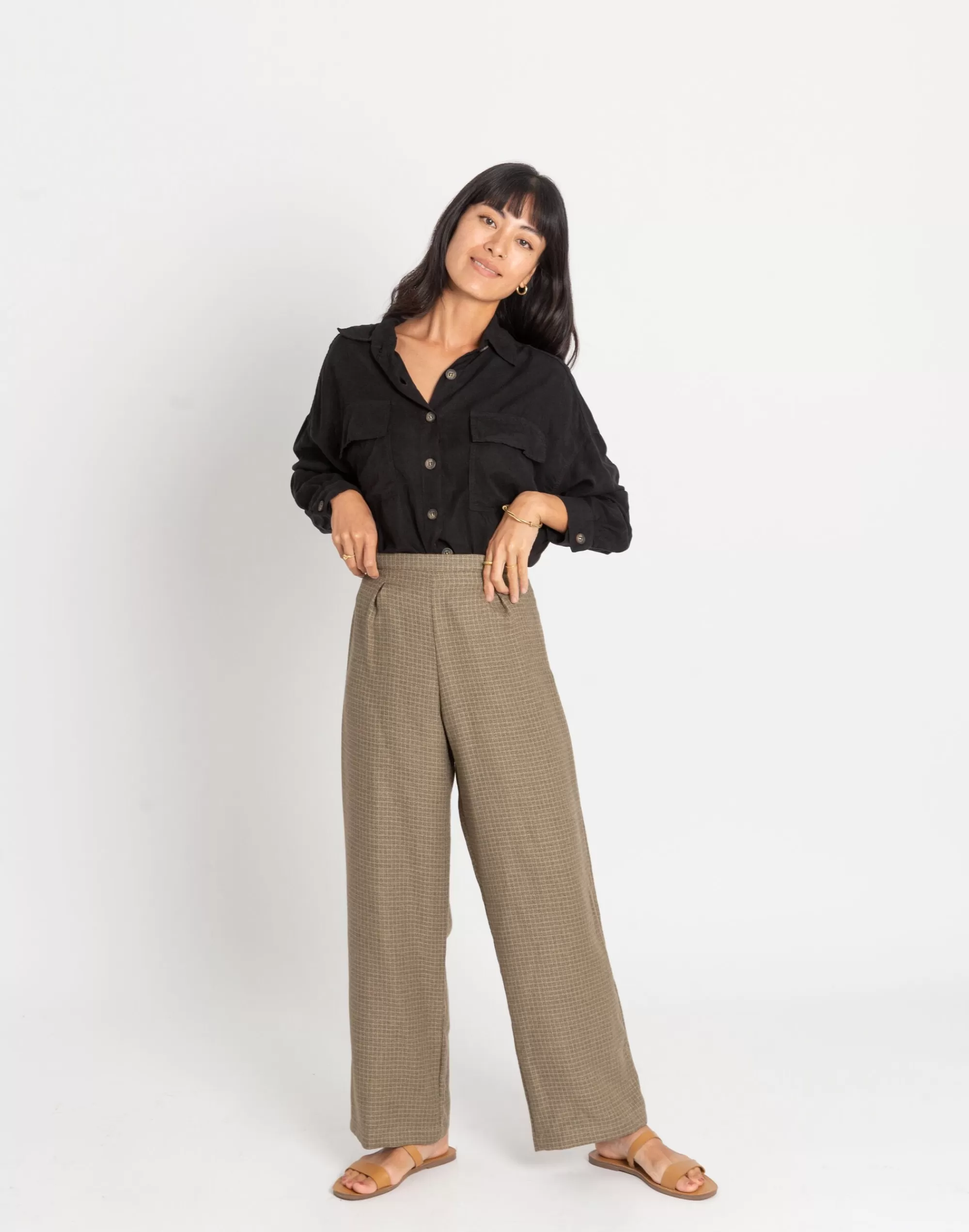 Madewell Tops & Shirts>Gracemade Freed Tencel Top Black