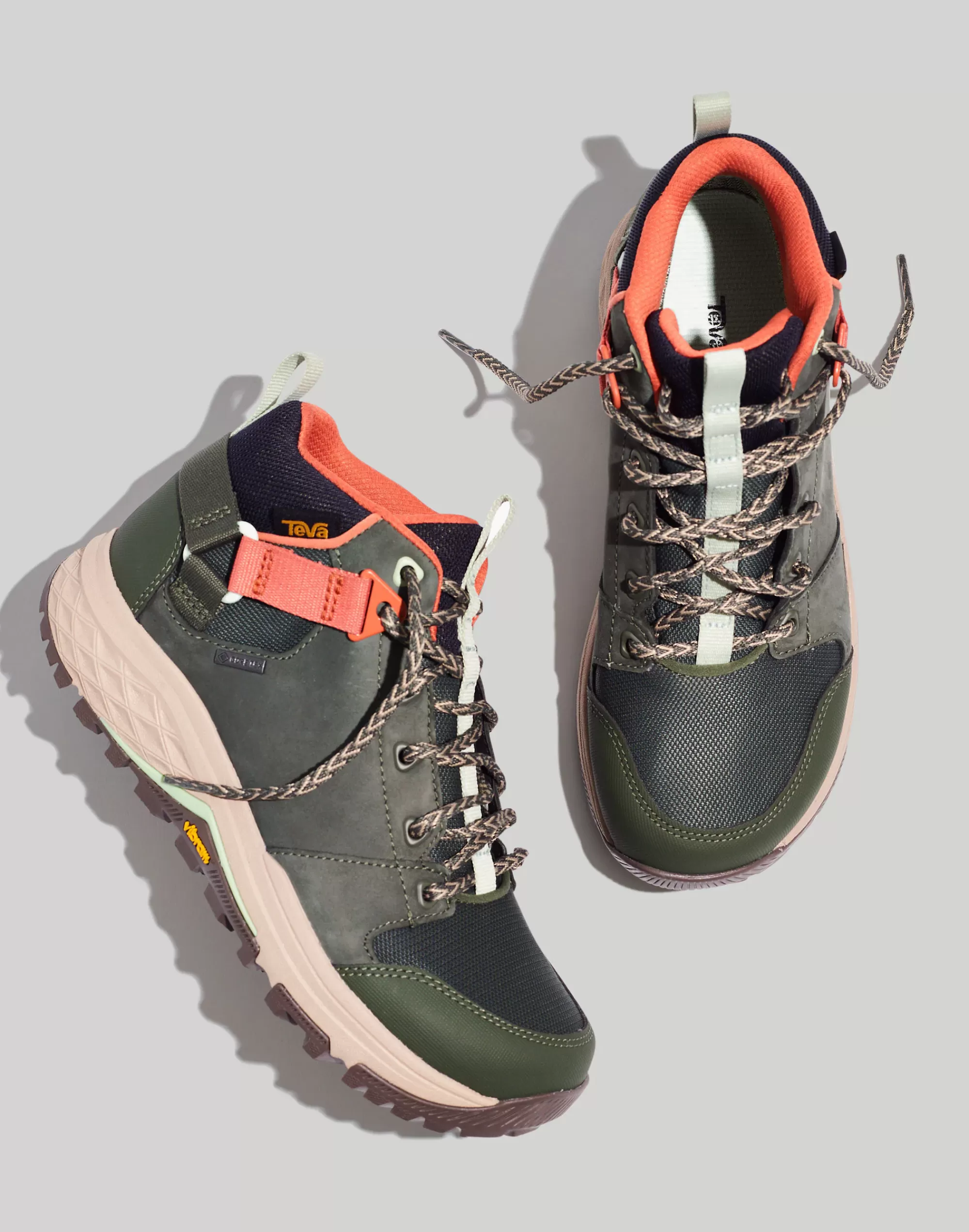 Madewell Boots>Grandview Gore-Tex Waterproof Hiking Boots Thyme