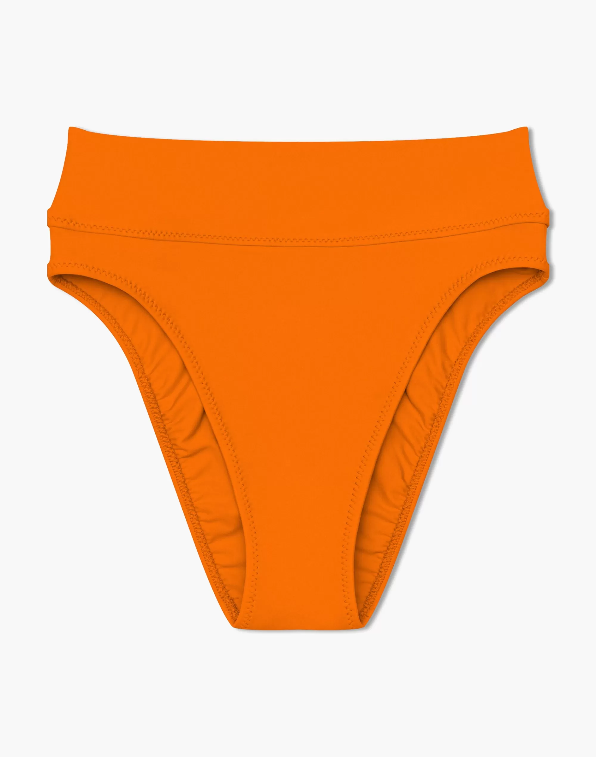 Madewell Swim>High Kick Brief Orange