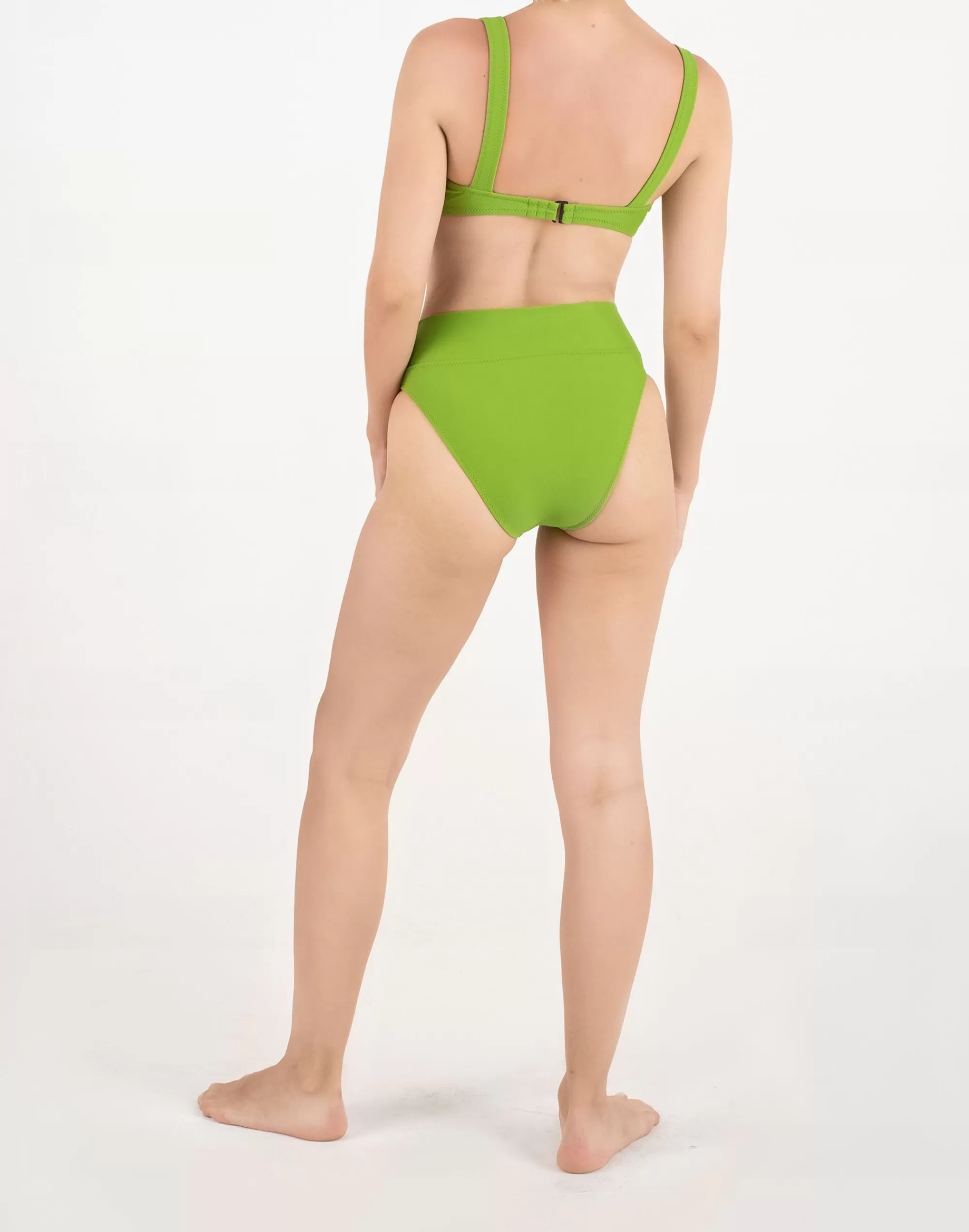 Madewell Swim>High Kick Brief Green