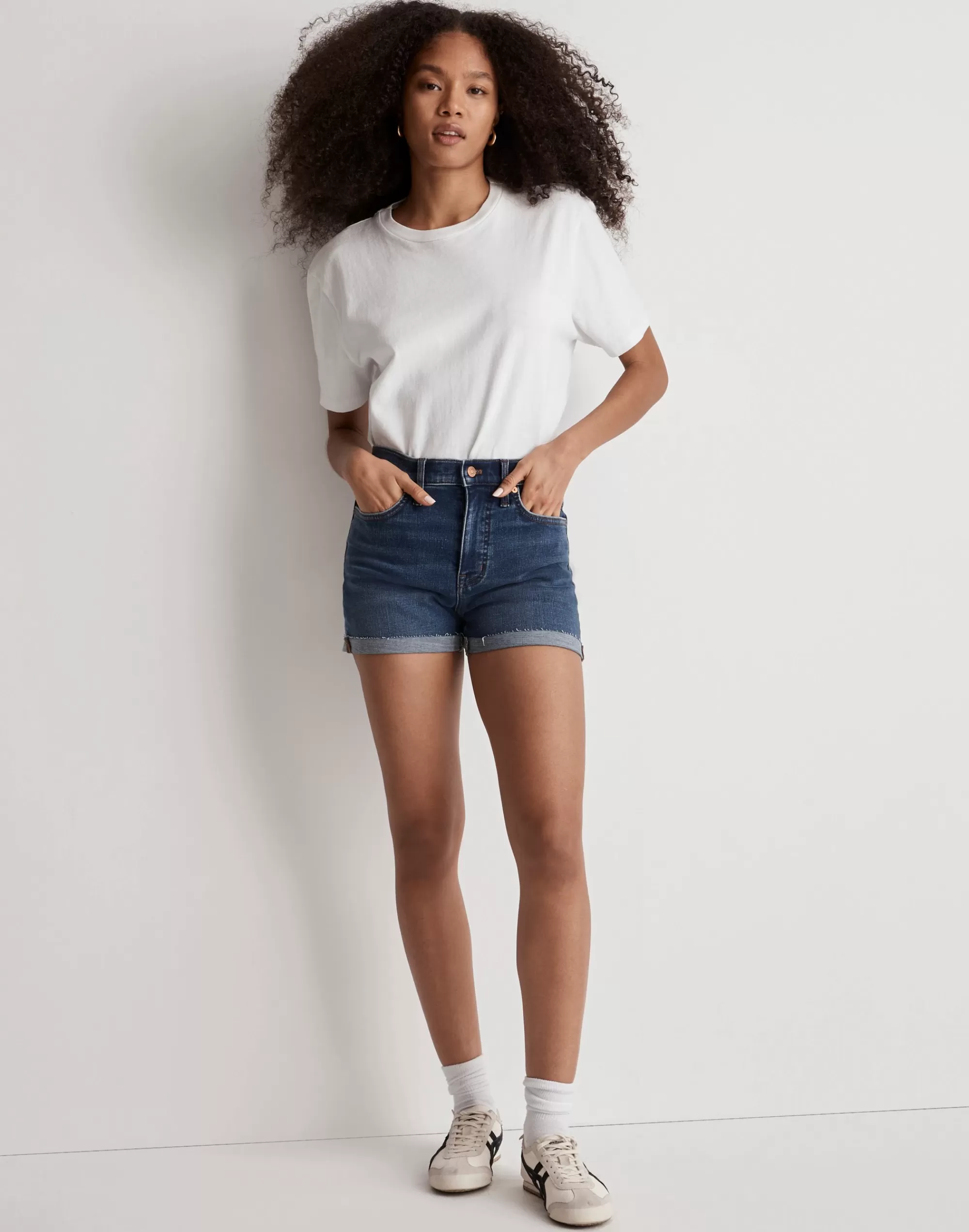 Madewell High-Rise Shorts>High-Rise Denim Shorts In Onaway Wash