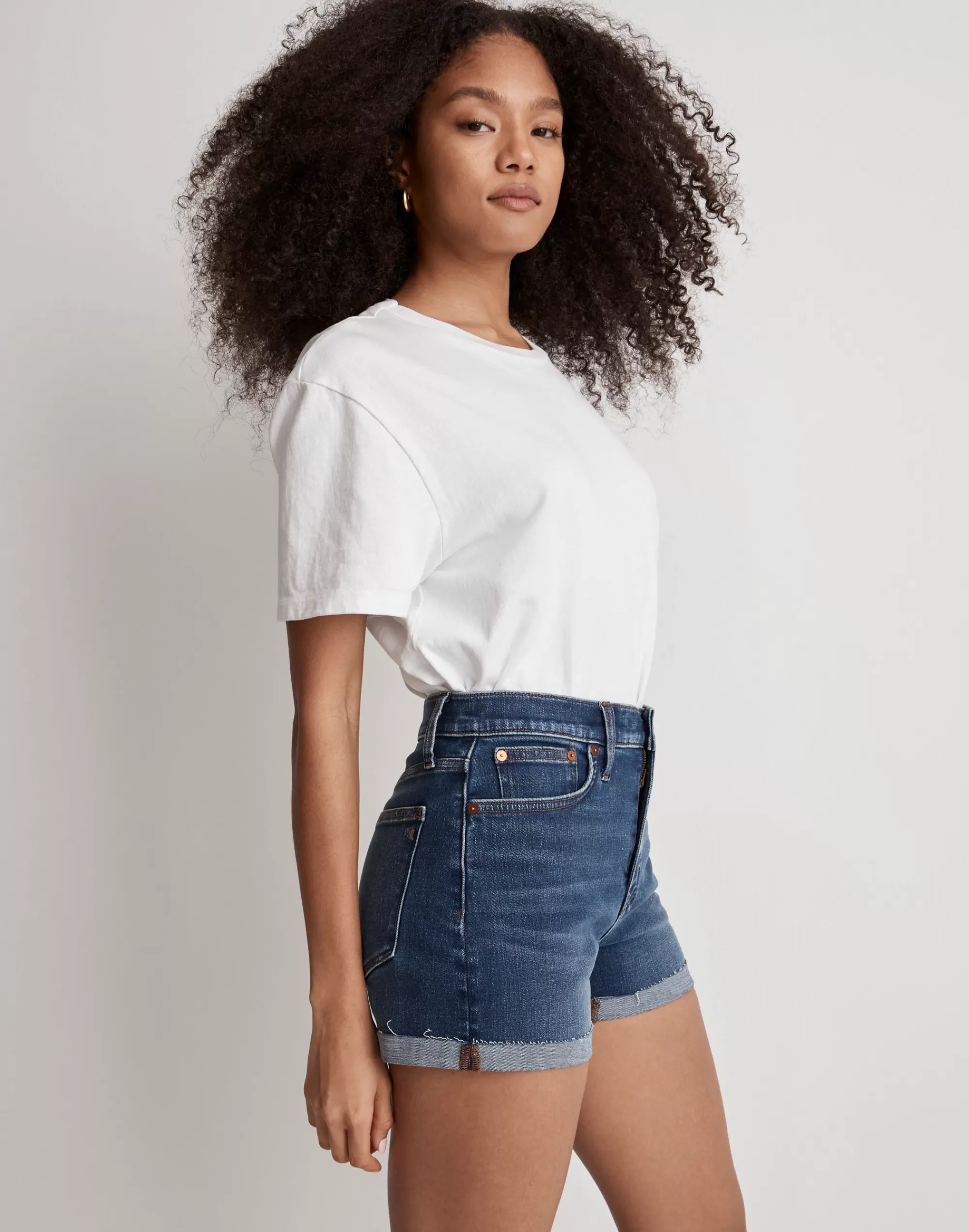 Madewell High-Rise Shorts>High-Rise Denim Shorts In Onaway Wash