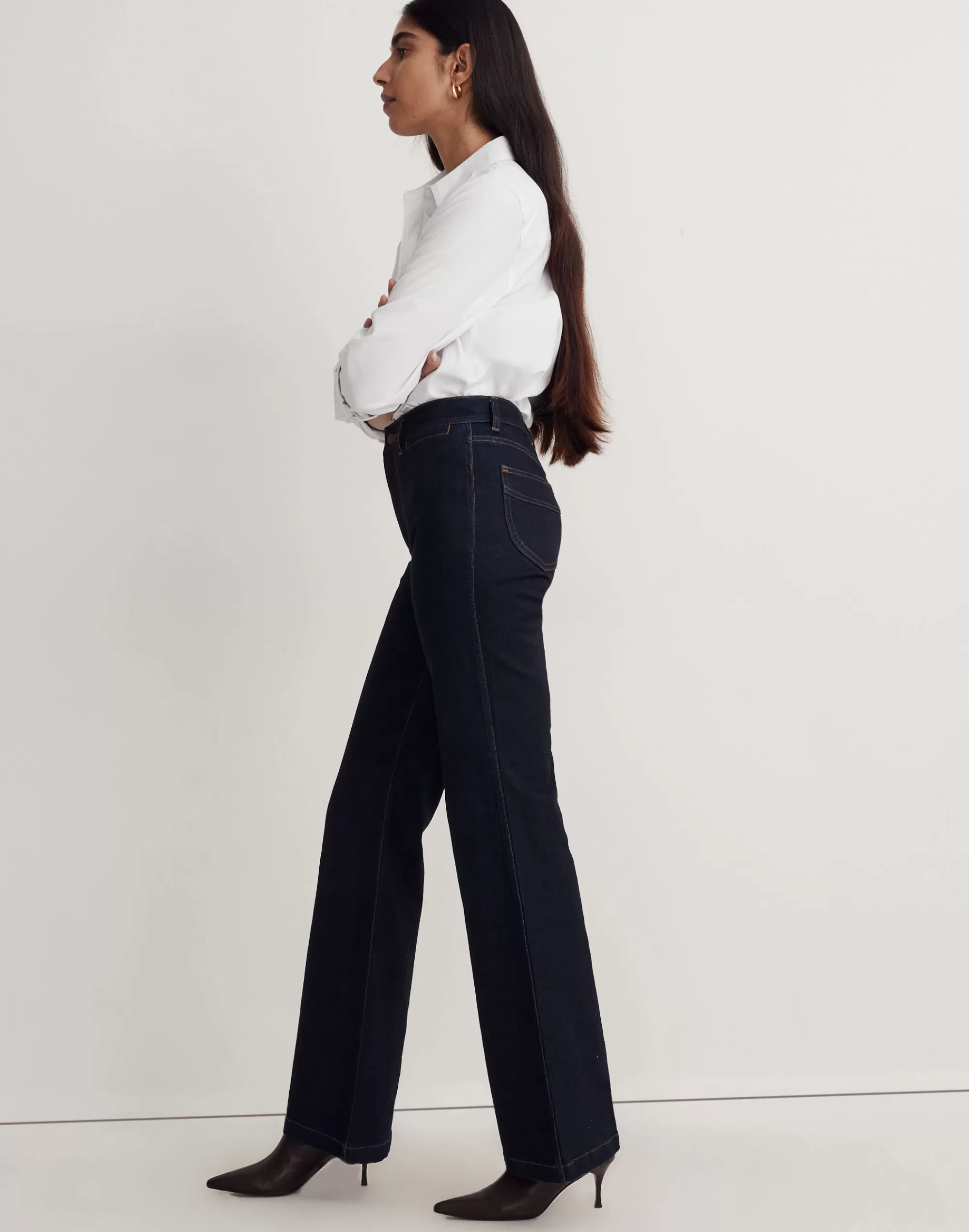 Madewell Jeans>High-Rise Flare Jeans In Insley Wash