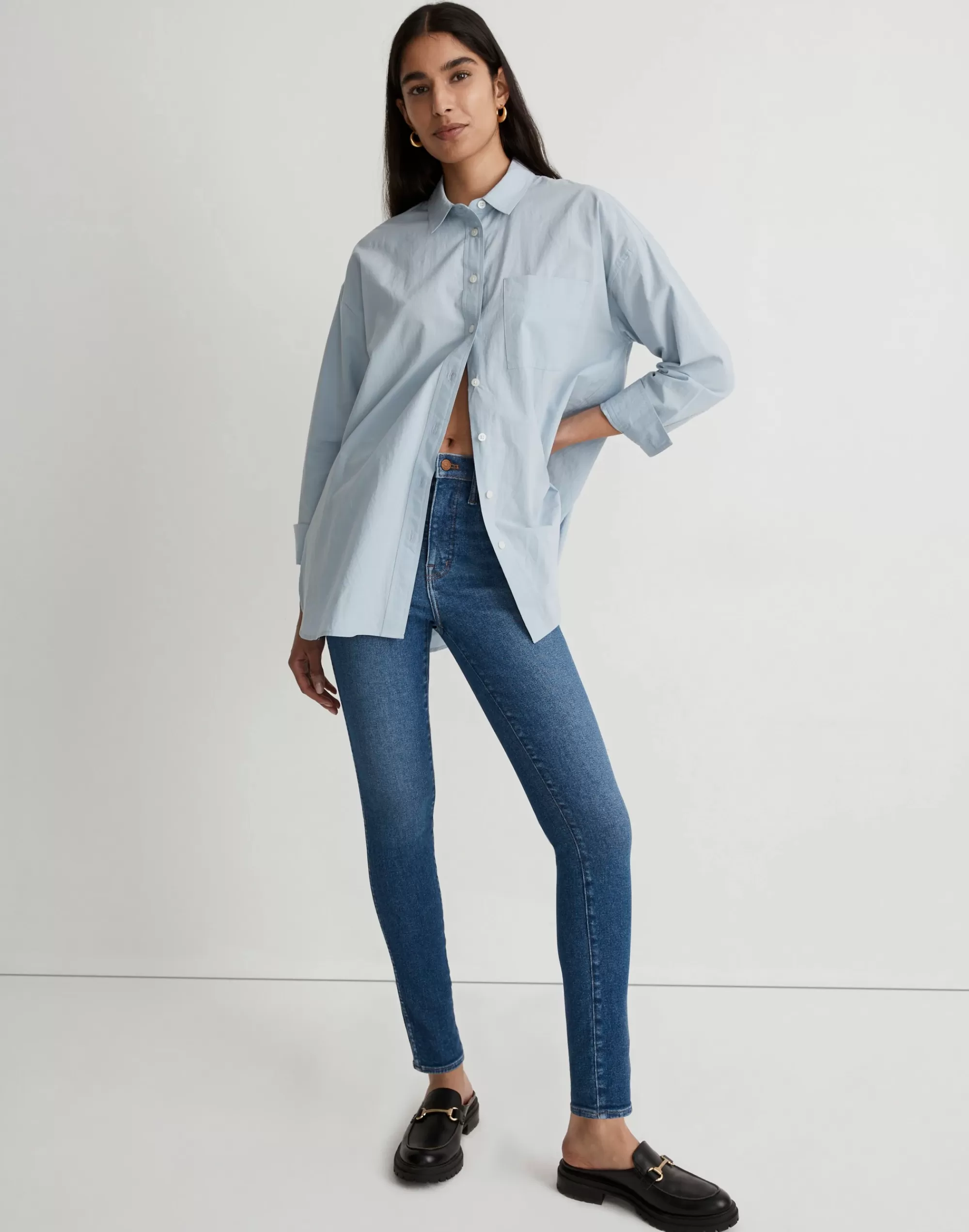 Madewell Skinny Jeans>High-Rise Skinny Jeans In Eardley Wash