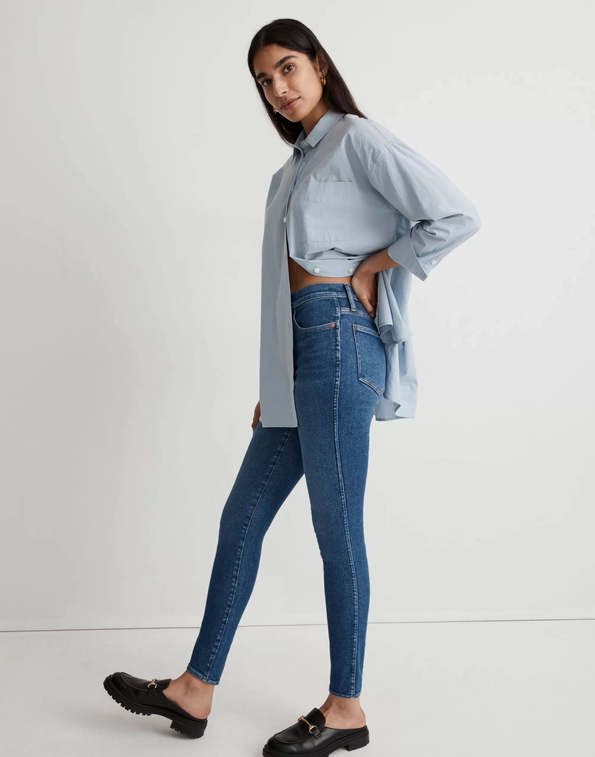 Madewell Skinny Jeans>High-Rise Skinny Jeans In Eardley Wash