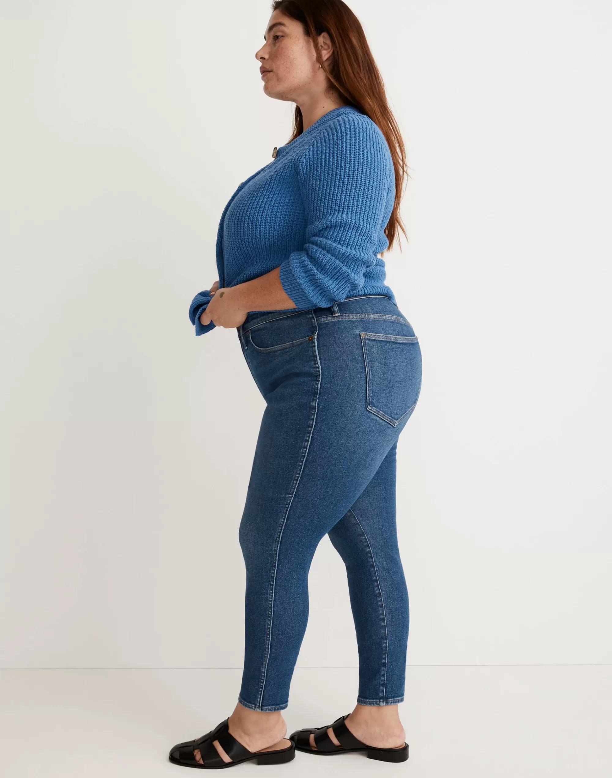 Madewell Curvy Jeans>High-Rise Skinny Jeans In Eardley Wash