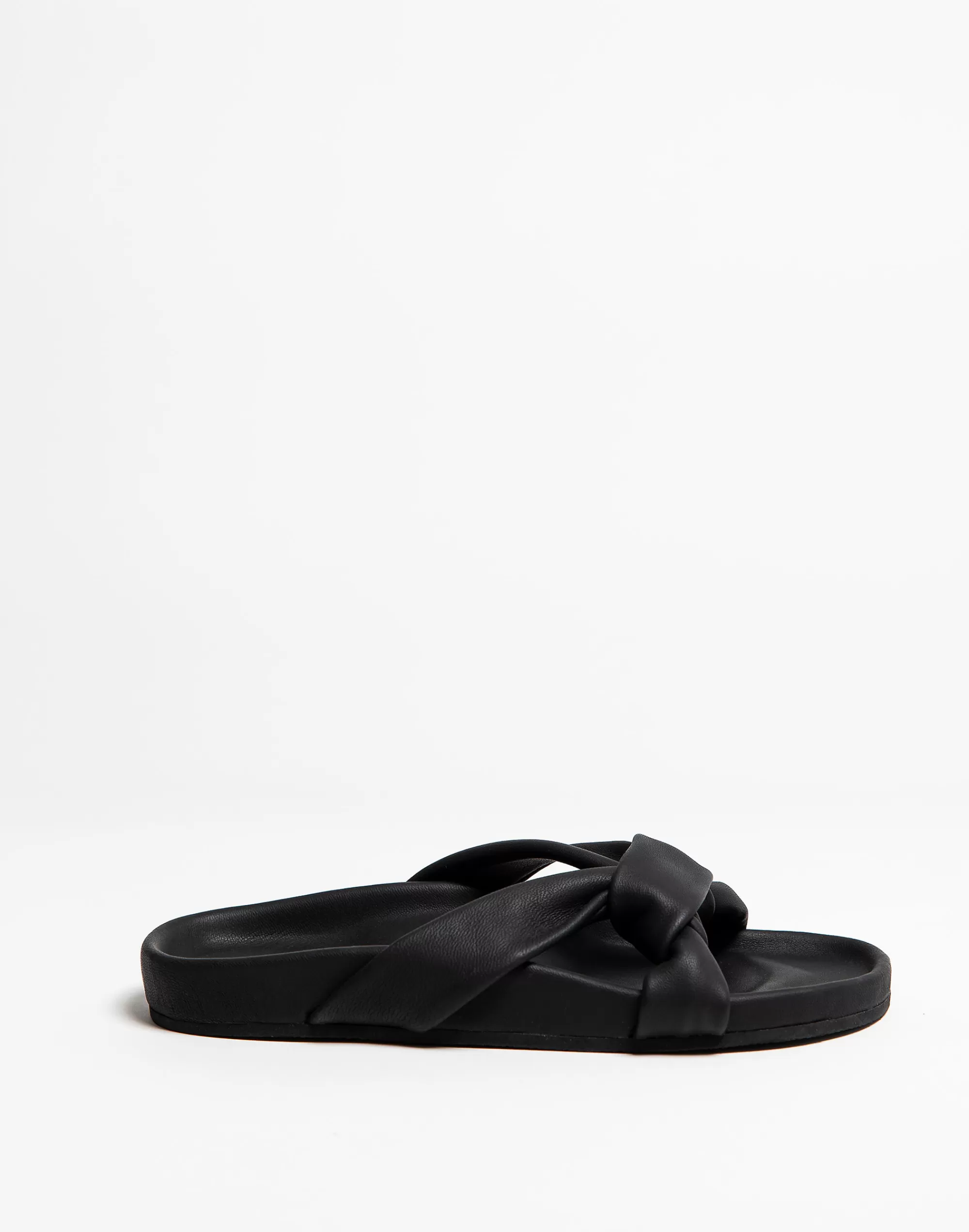 Madewell Sandals>Huma Blanco Leather Cassie Sandals Coal