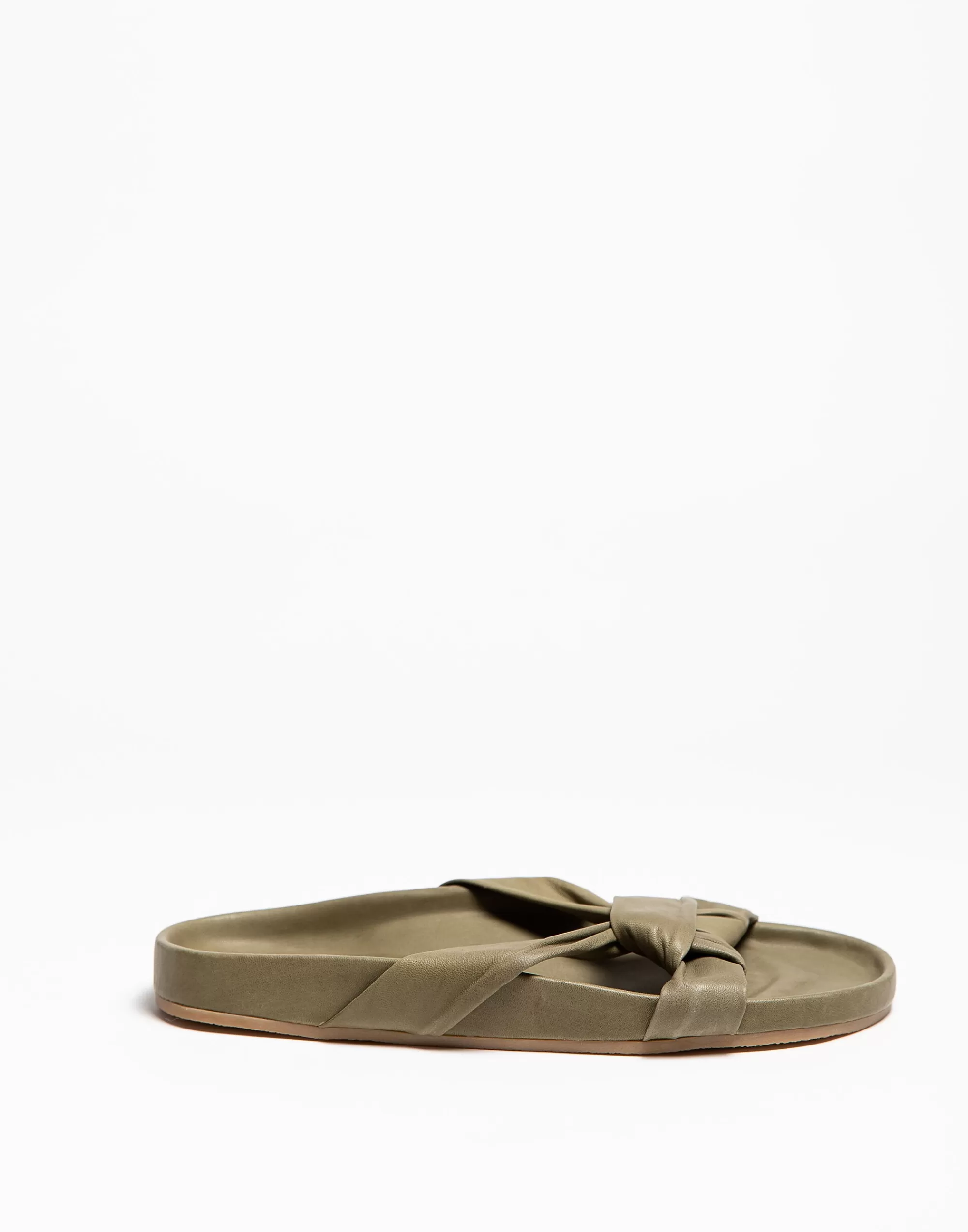 Madewell Sandals>Huma Blanco Leather Cassie Sandals Olive