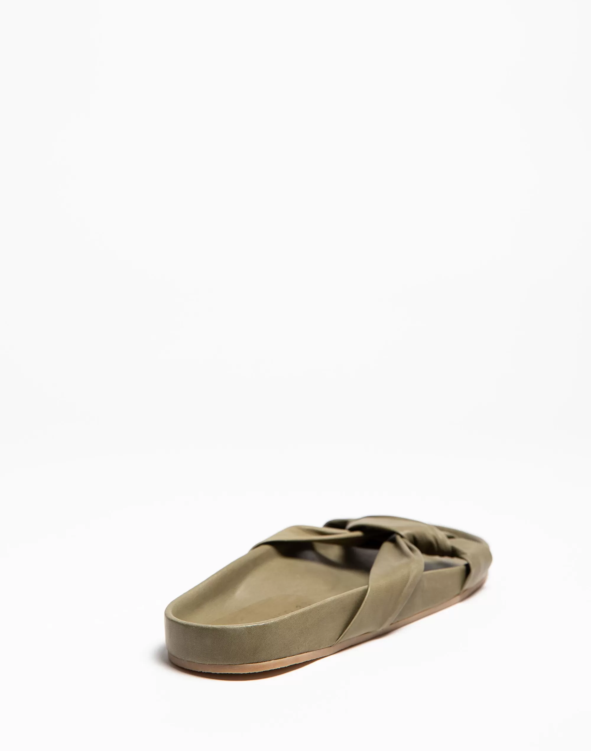 Madewell Sandals>Huma Blanco Leather Cassie Sandals Olive