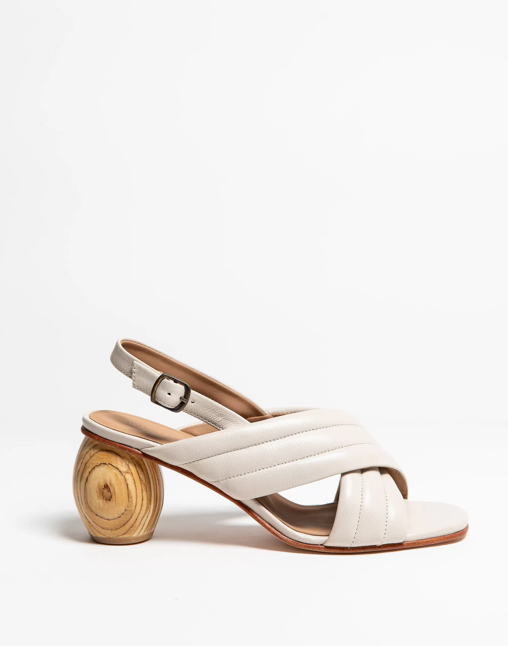 Madewell Sandals>Huma Blanco Leather Franny Sandals Bone