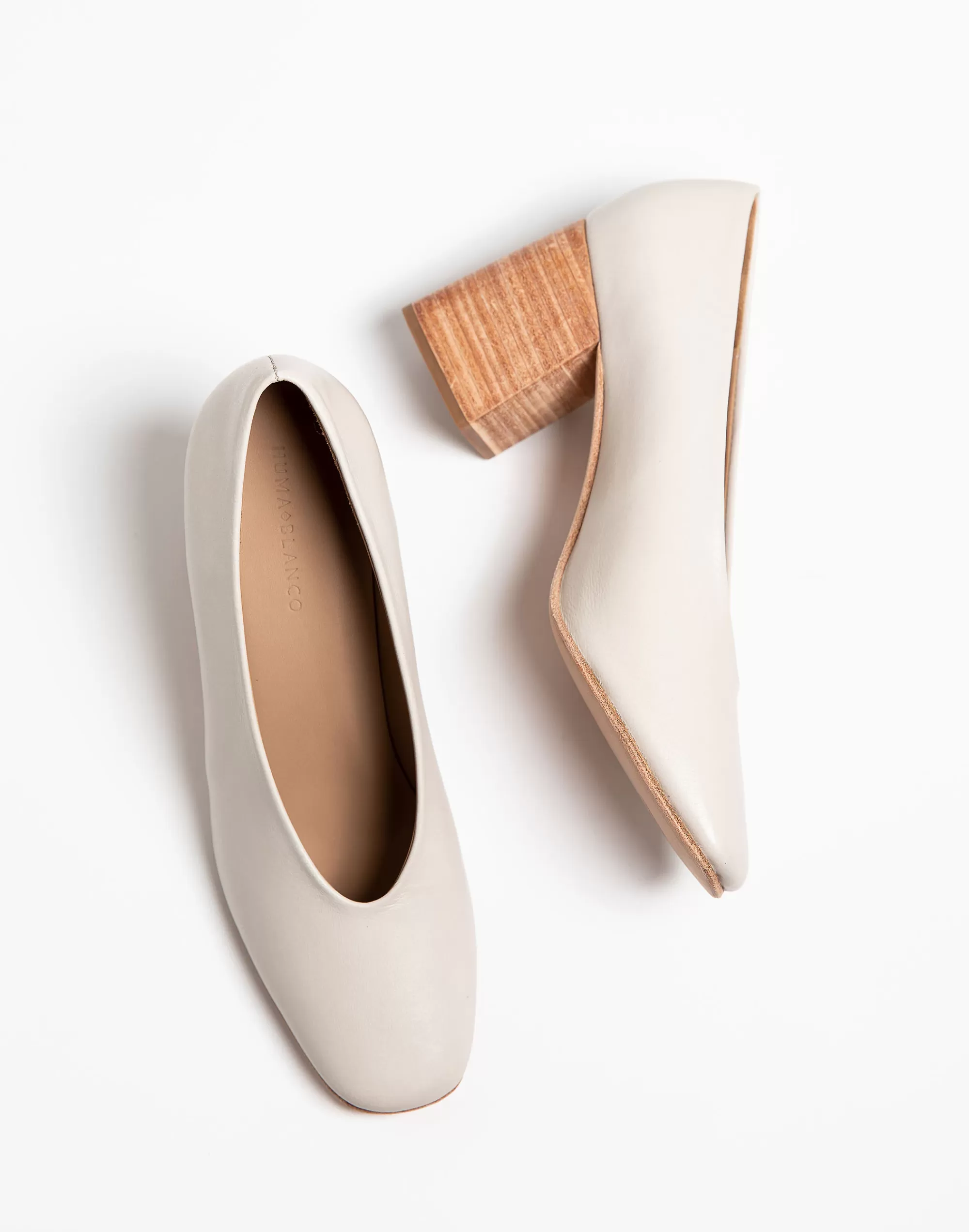 Madewell Heels>Huma Blanco Leather Salvador Pumps Cream