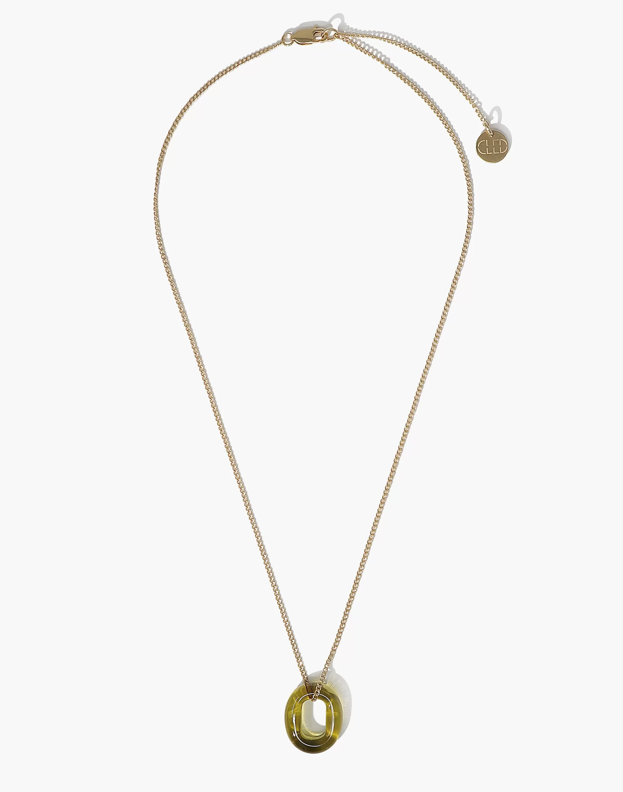 Madewell Necklaces>In The Loop Necklace Light Green