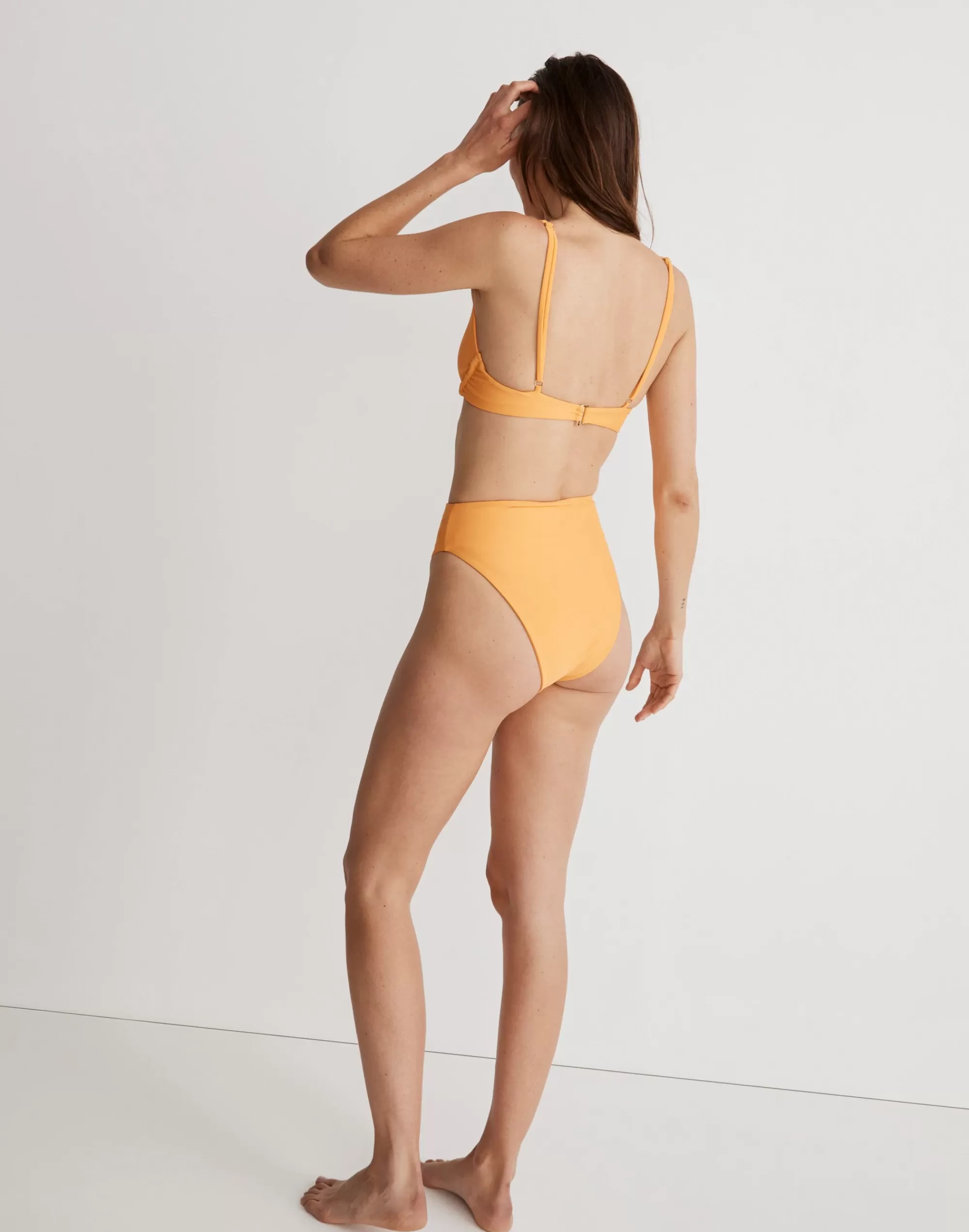 Madewell Swim>Incline Bikini Bottom Sunrise