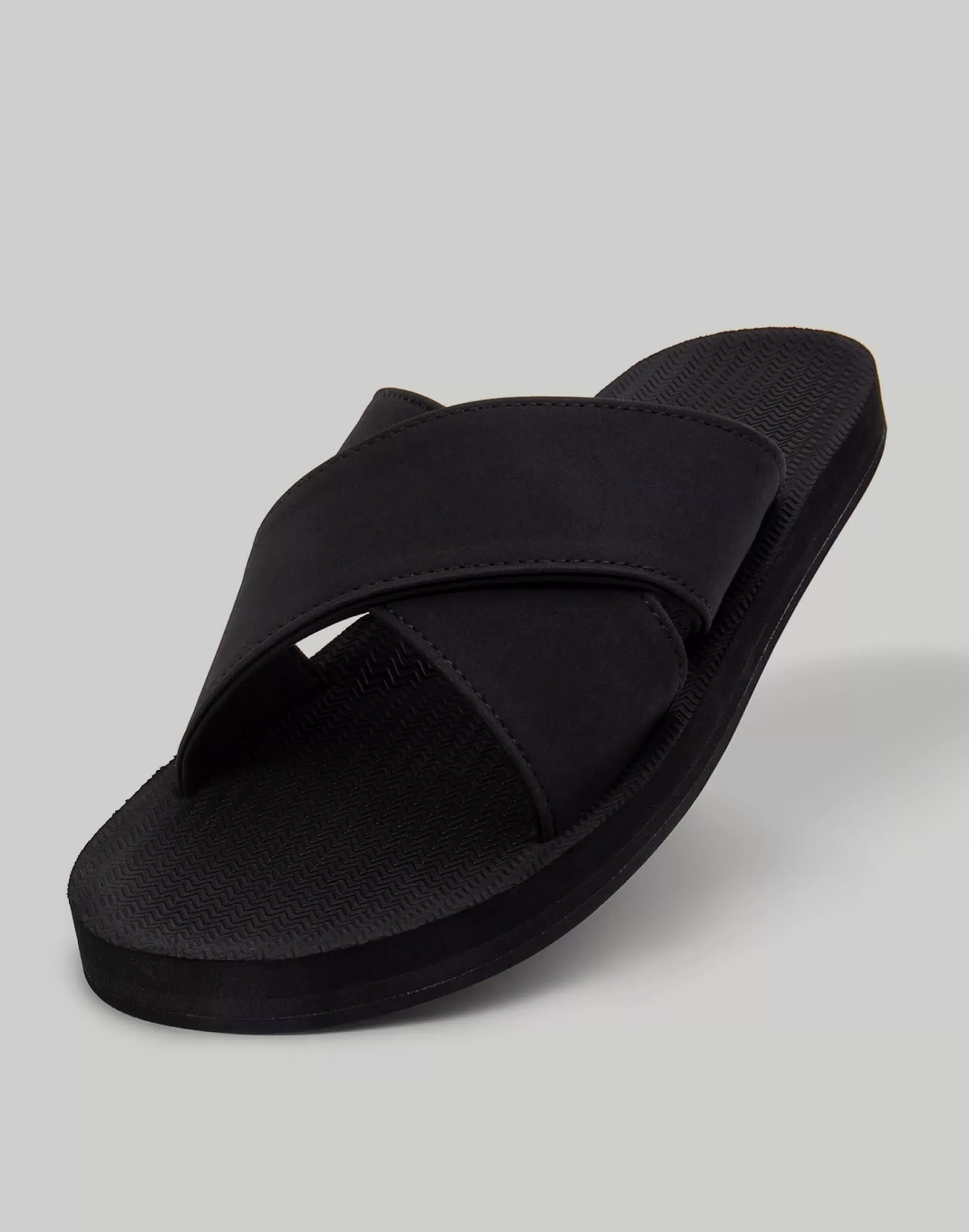 Madewell Sandals>Indosole Cross Sandals Black