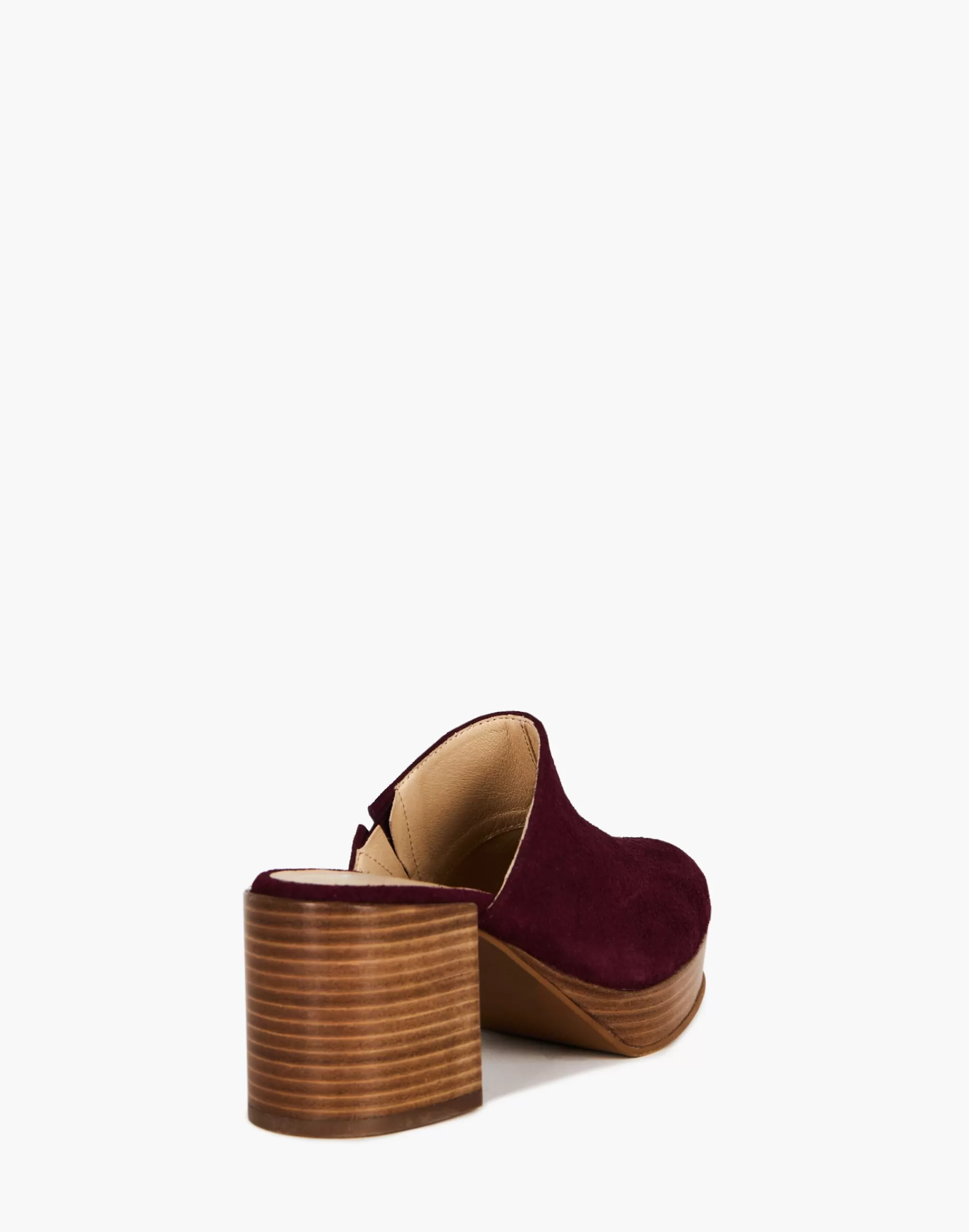 Madewell Heels>Intentionally Blank Facts Clogs Dark Red