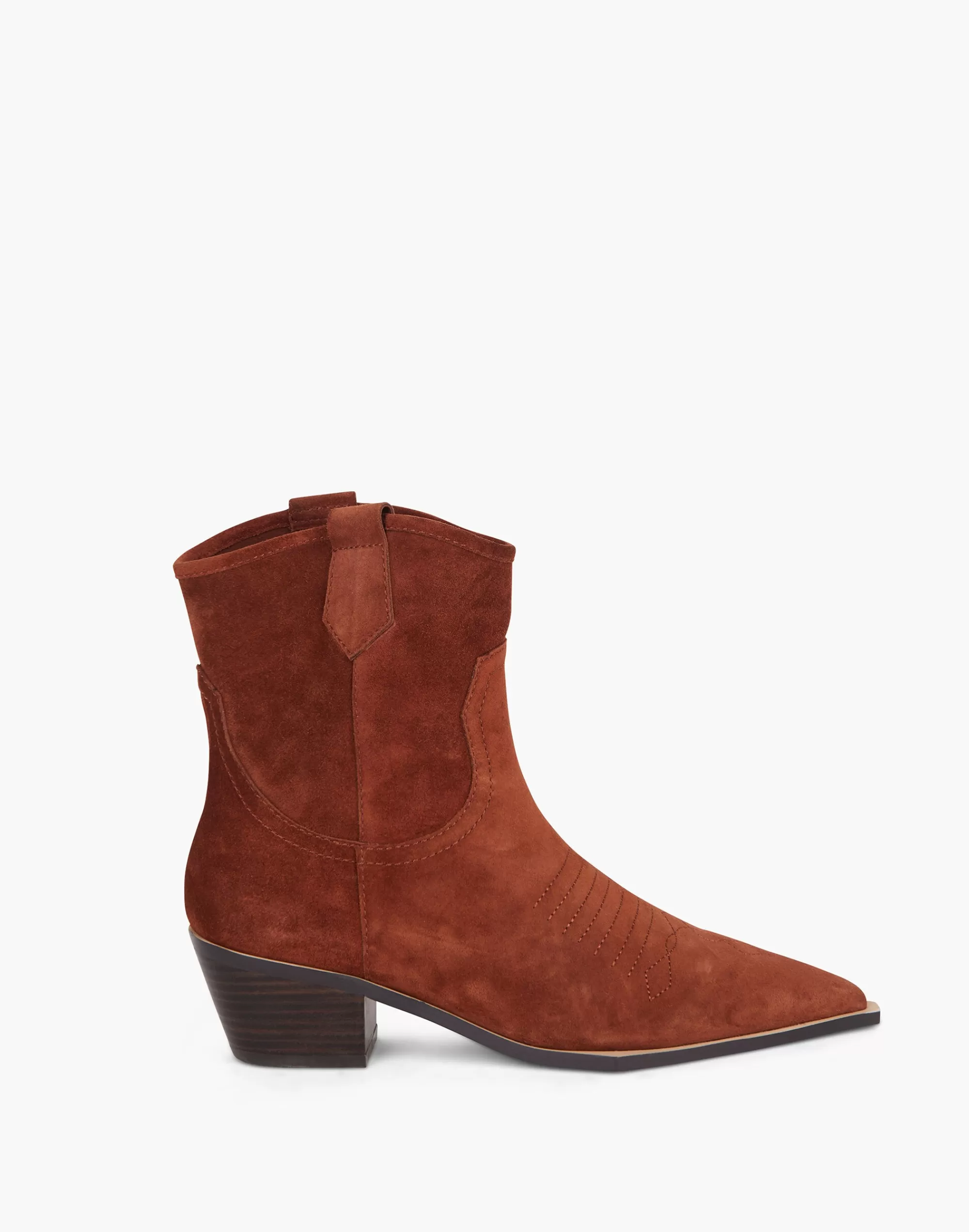 Madewell Boots>Intentionally Blank Kari Western Boot Terracotta