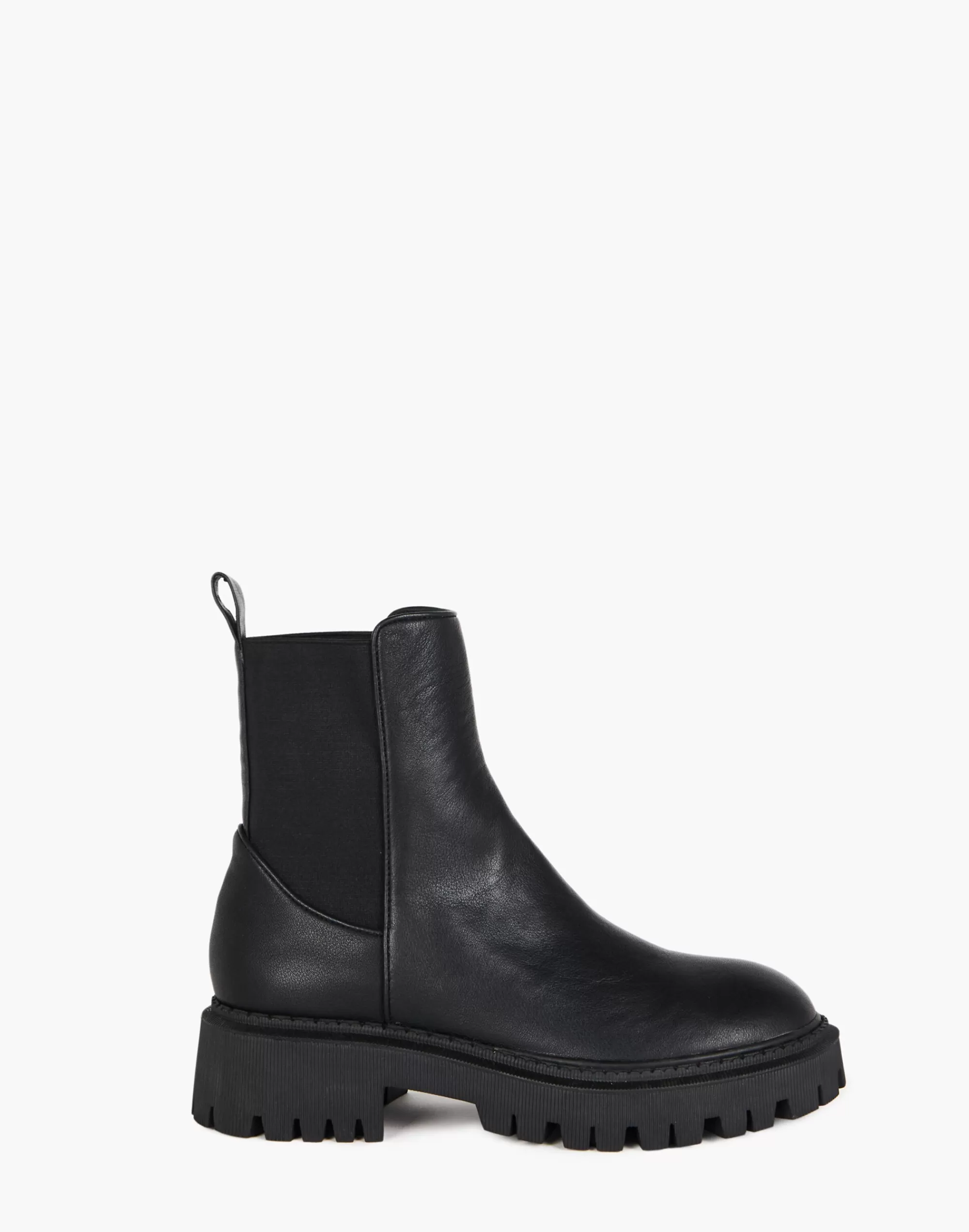 Madewell Boots>Intentionally Blank Leather Guided Lugsole Boots Black