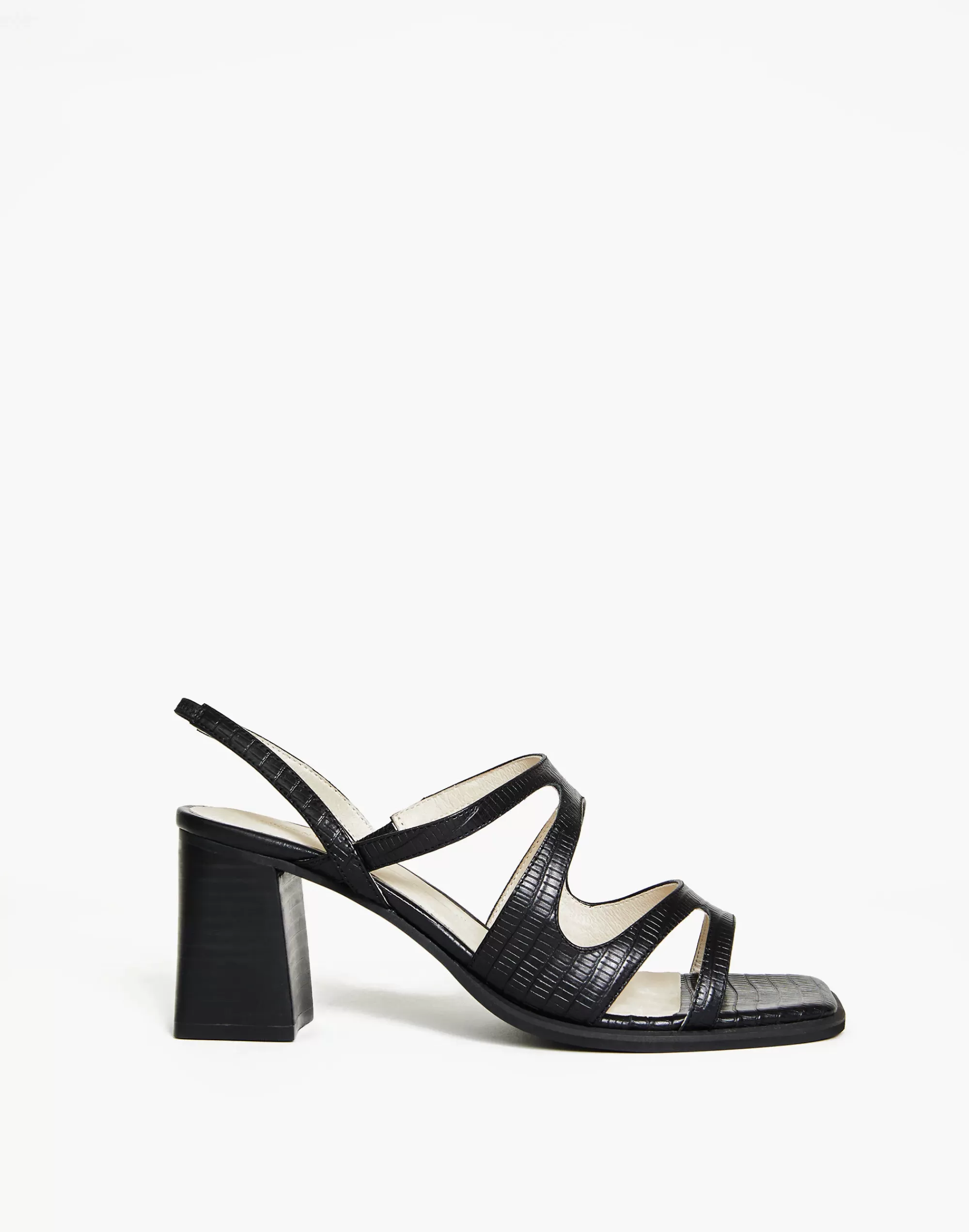 Madewell Sandals>Intentionally Blank Leather If Sandals In Black