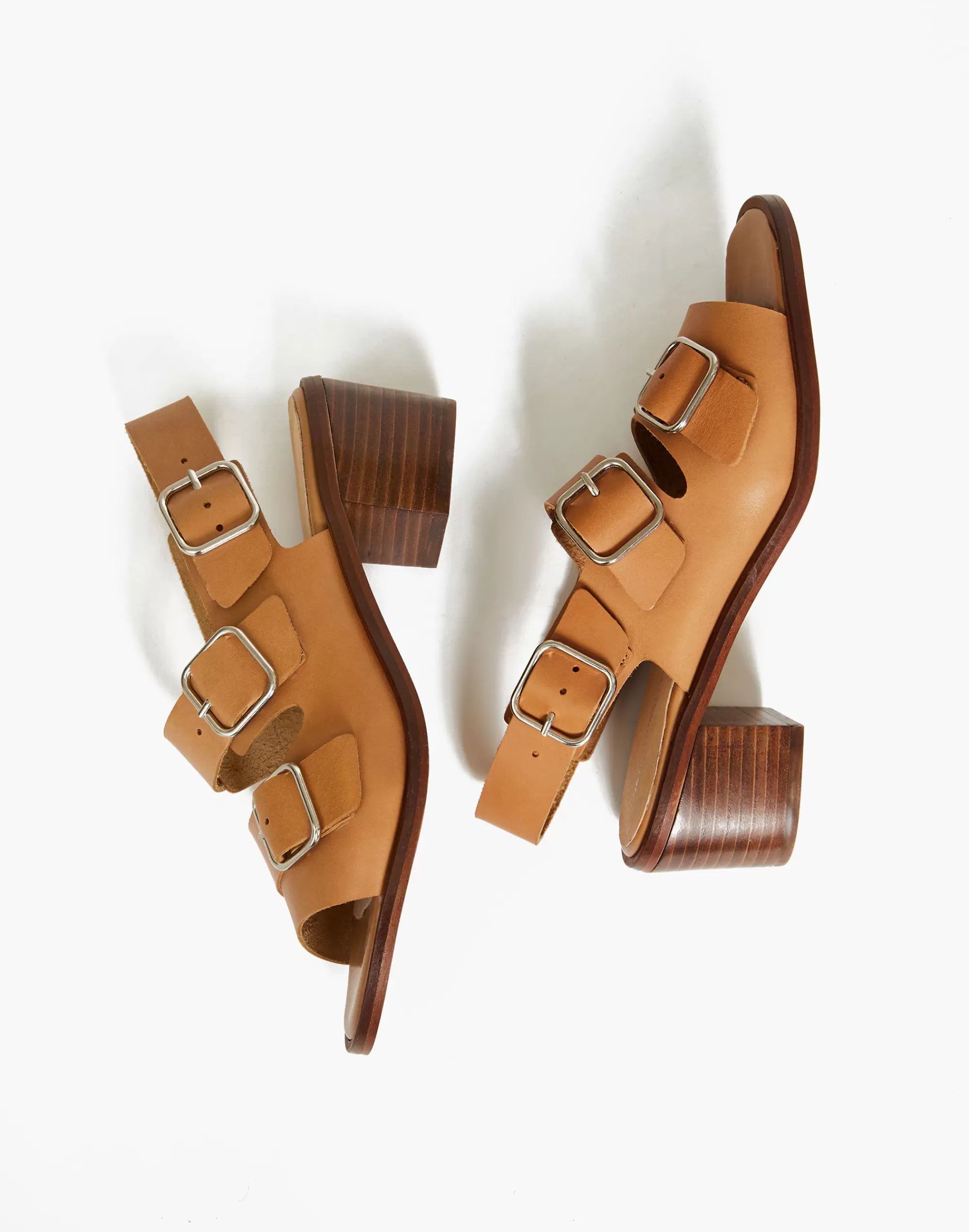 Madewell Sandals>Intentionally Blank Leather Jill Sandals In Tan