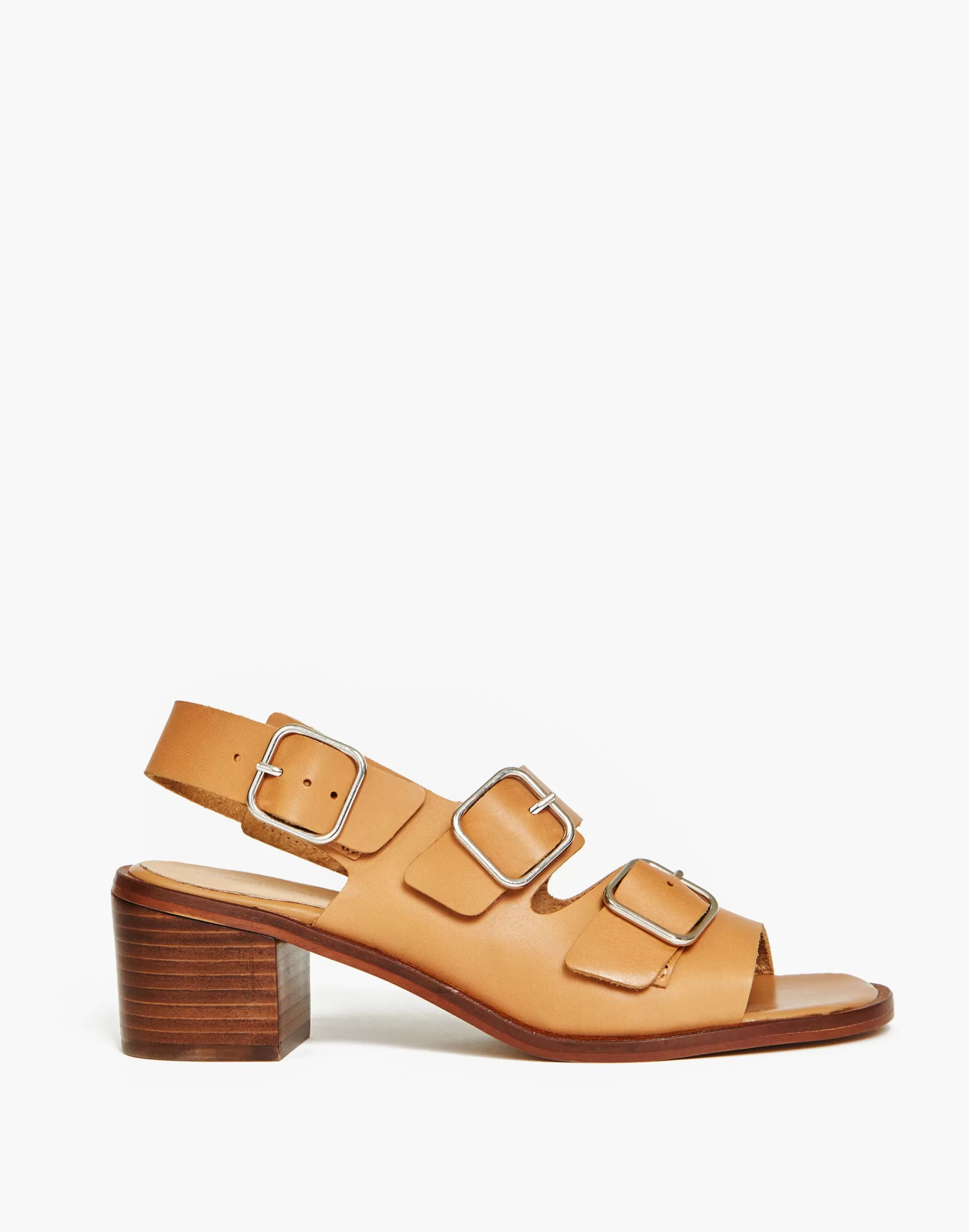 Madewell Sandals>Intentionally Blank Leather Jill Sandals In Tan